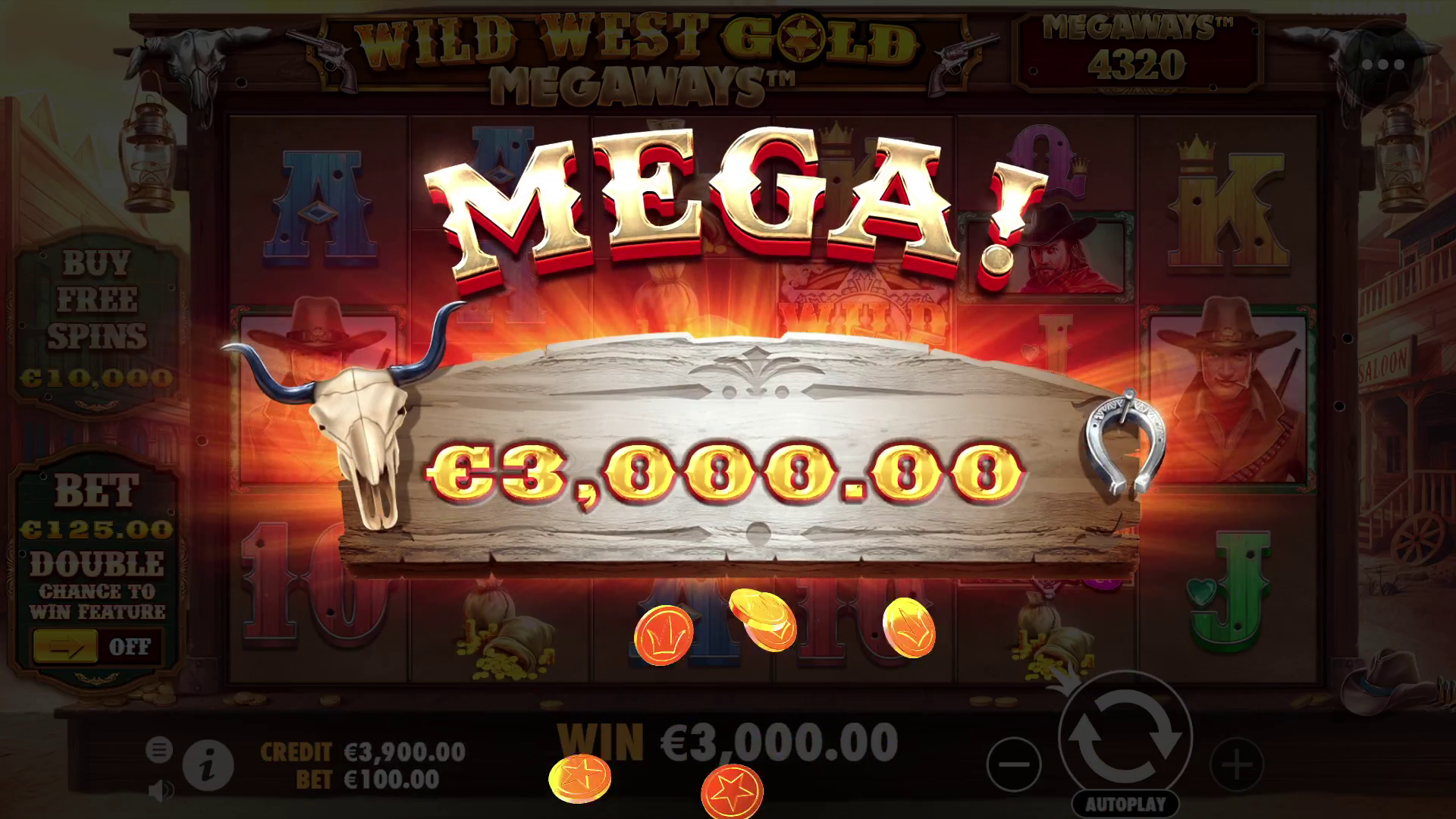 Wild West Gold Megaways - Big win 2