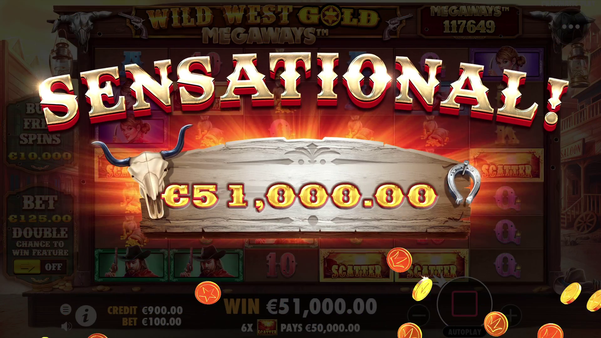 Wild West Gold Megaways - Big win 4