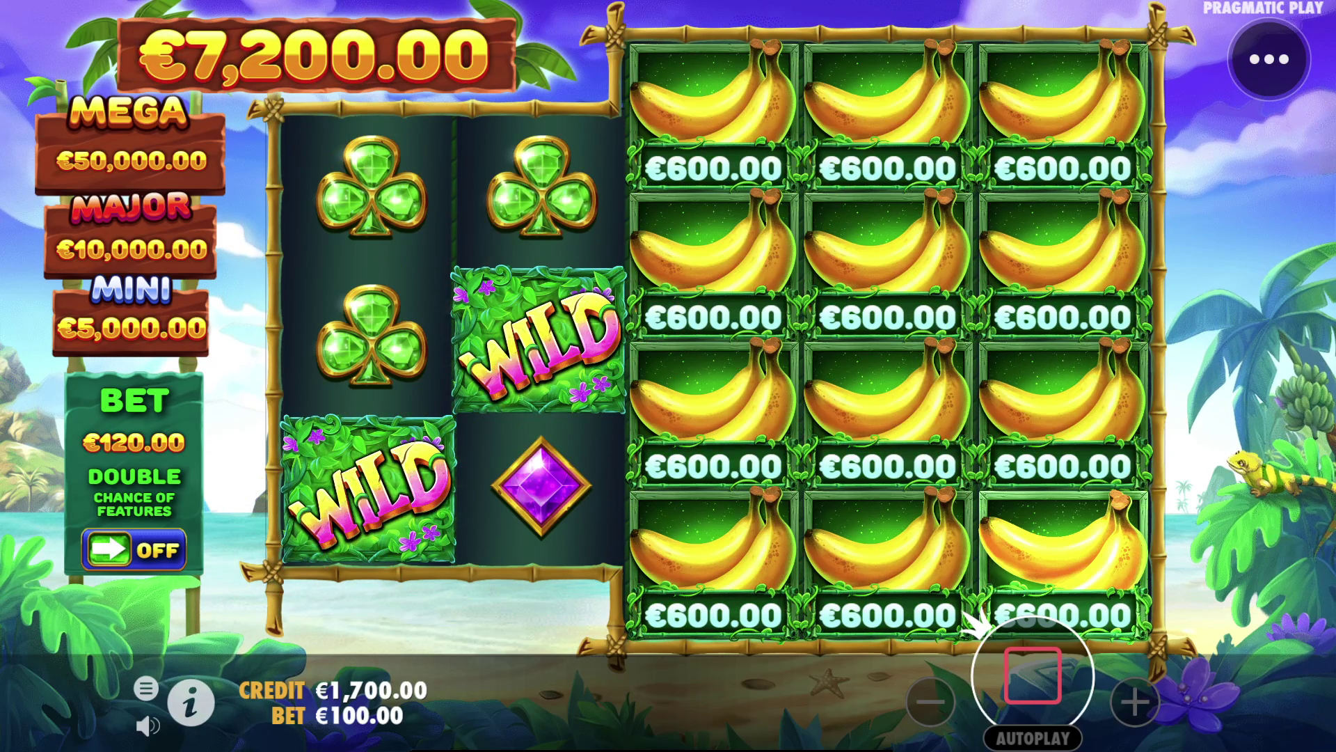 Wild Wild Bananas - Big win 1