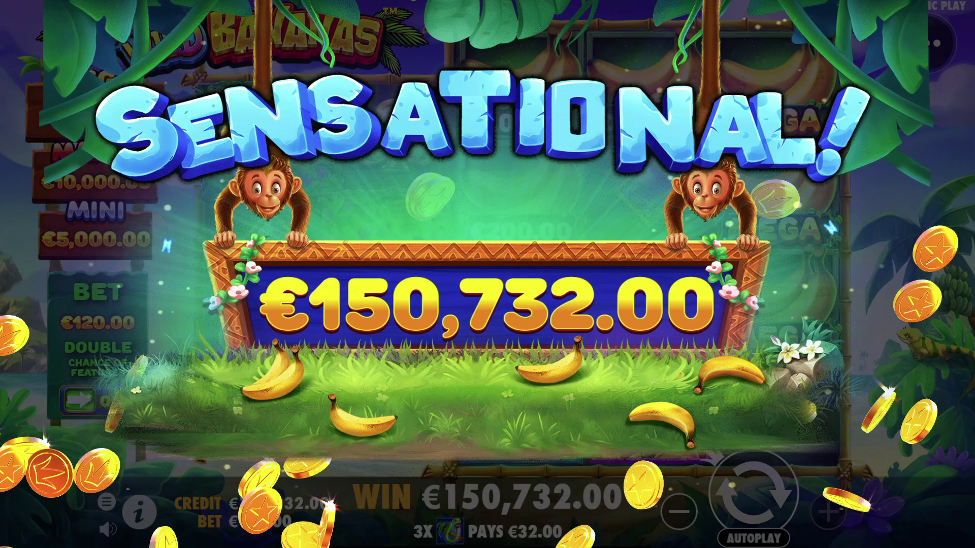 Wild Wild Bananas - Big win 3