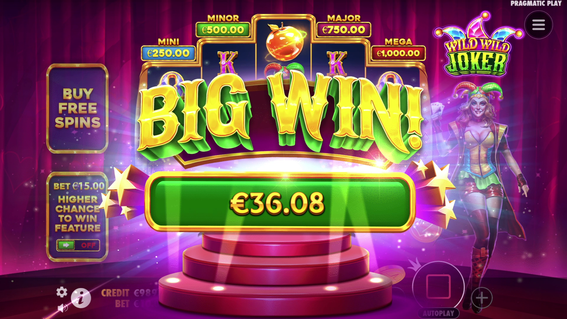 Wild Wild Joker - Big win 1