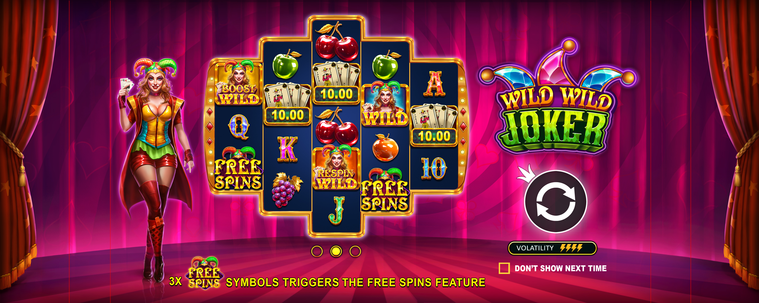 Wild Wild Joker - Start screen