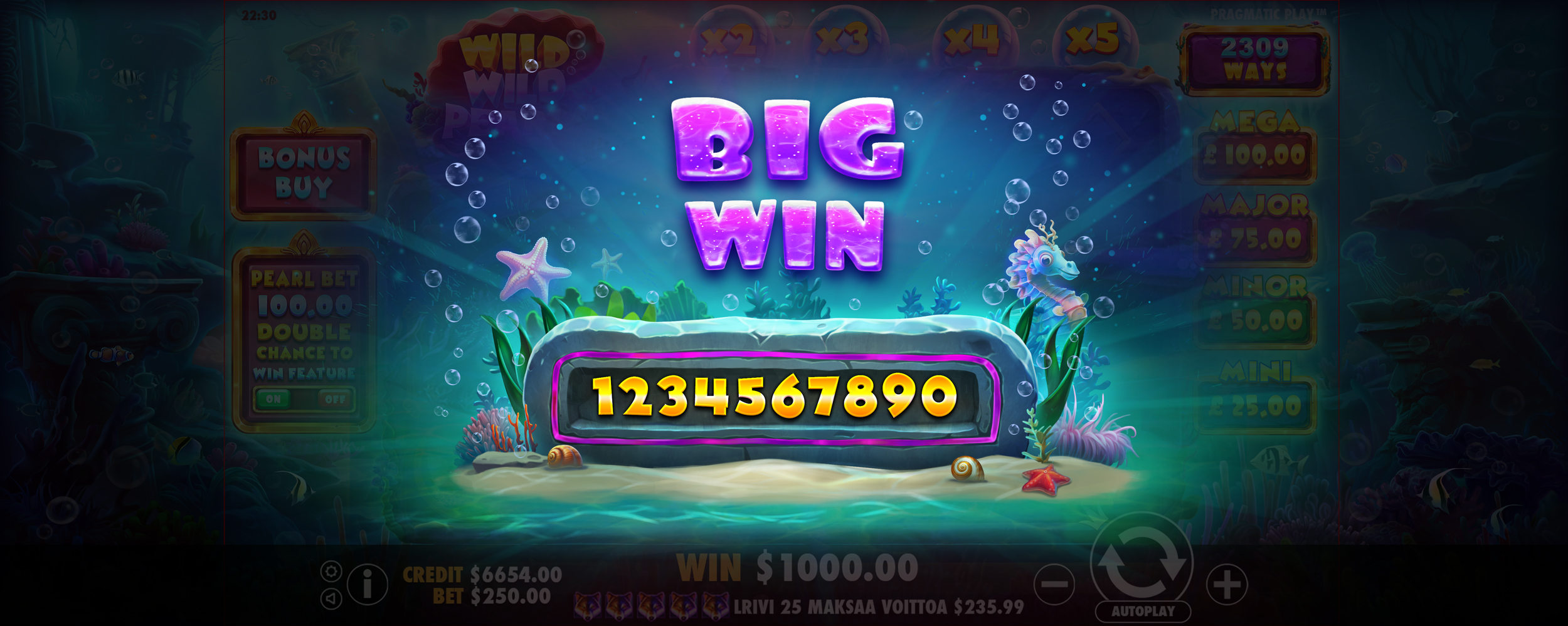 Wild Wild Pearls - Big win 3