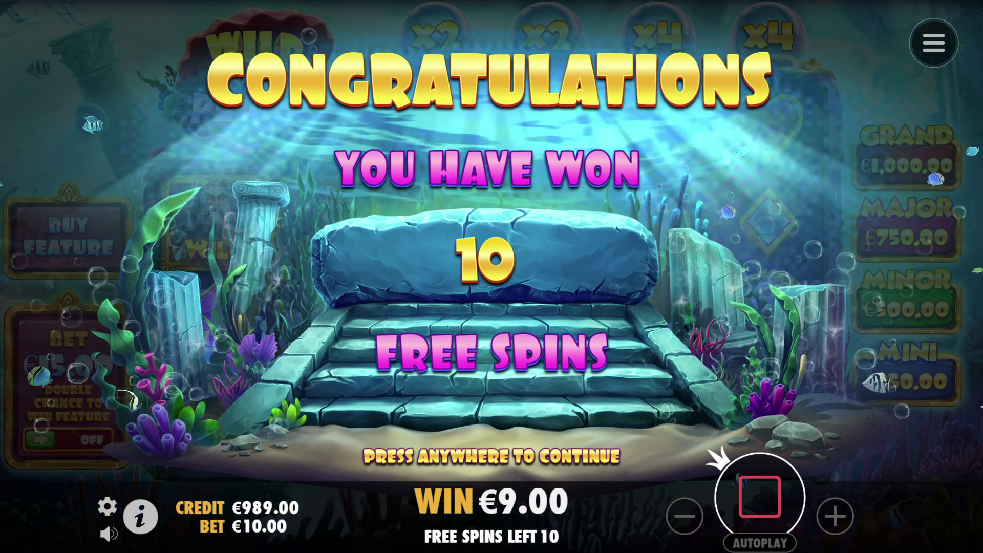 Wild Wild Pearls - Free spins 2