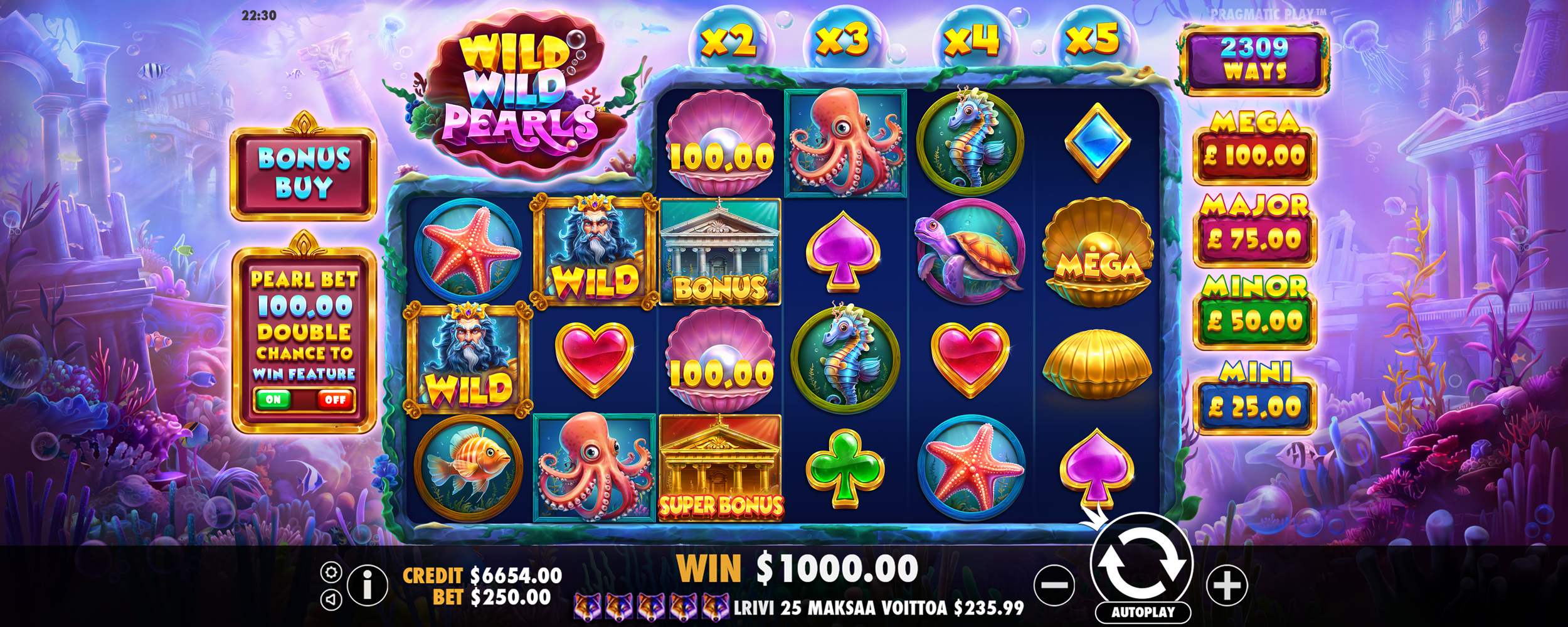 Wild Wild Pearls - Free spins 3