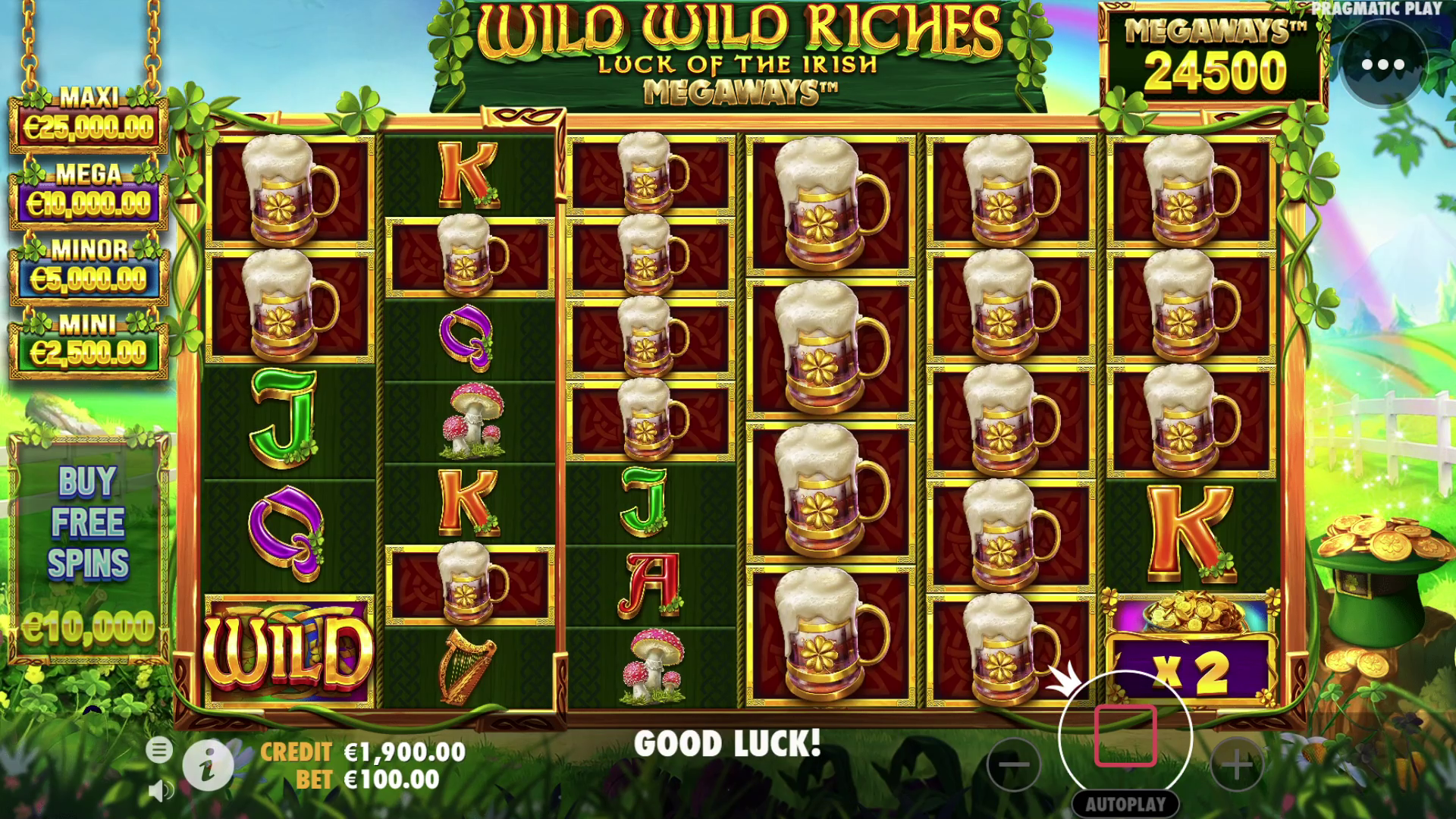 Wild Wild Riches Megaways - Base game 1