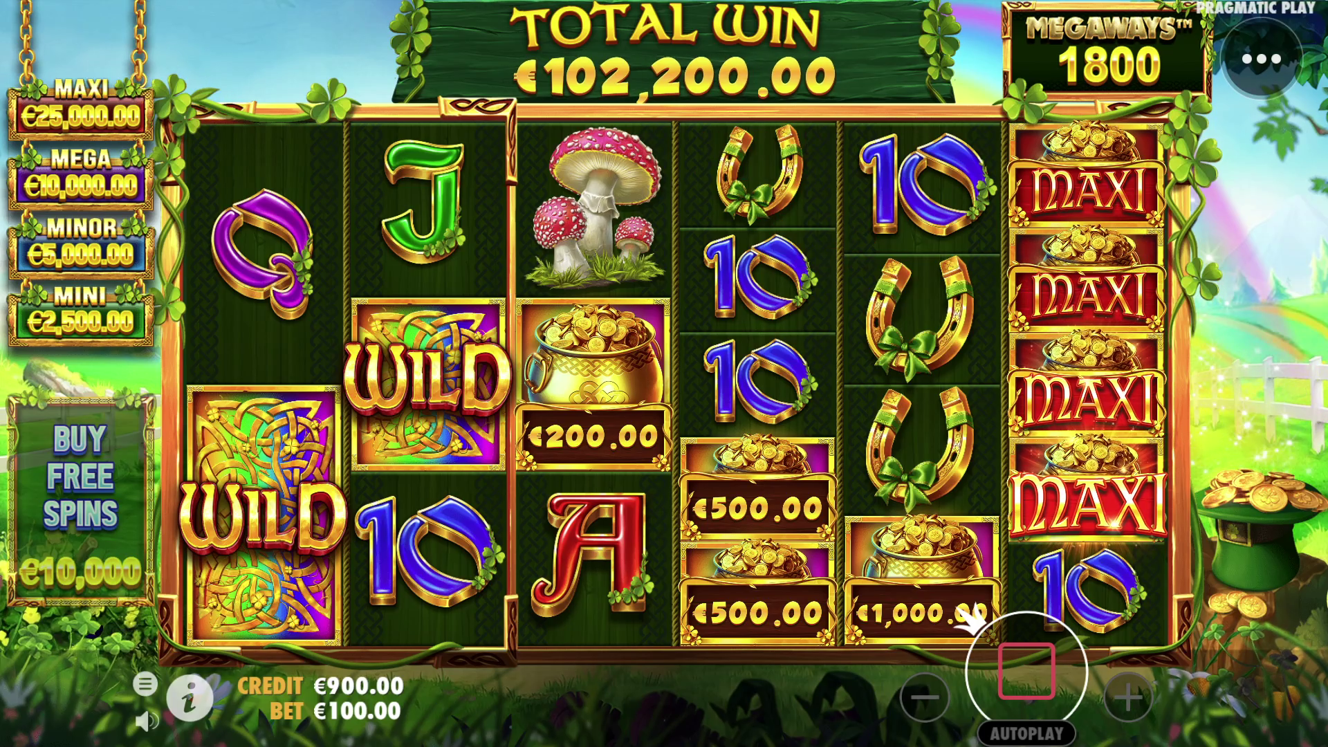 Wild Wild Riches Megaways - Big win 1