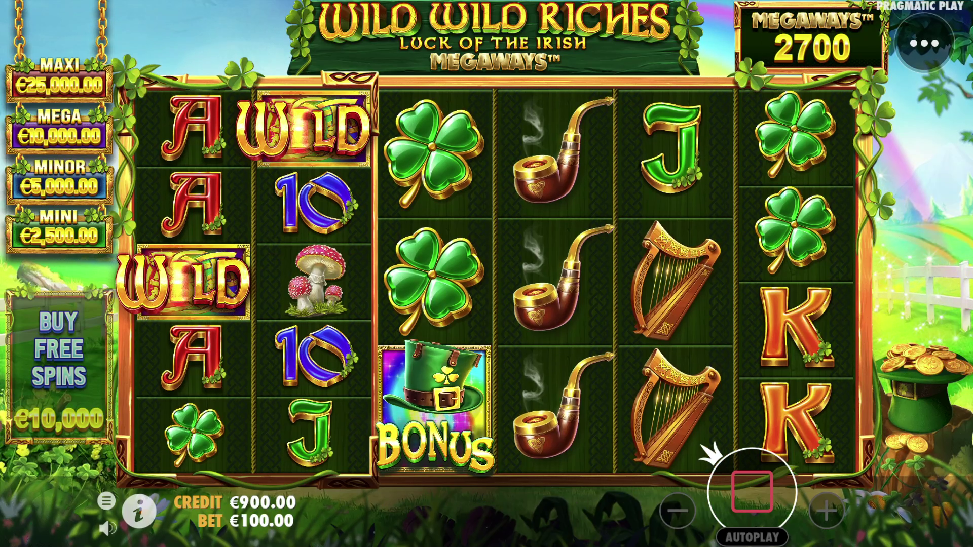 Wild Wild Riches Megaways - Base game 2