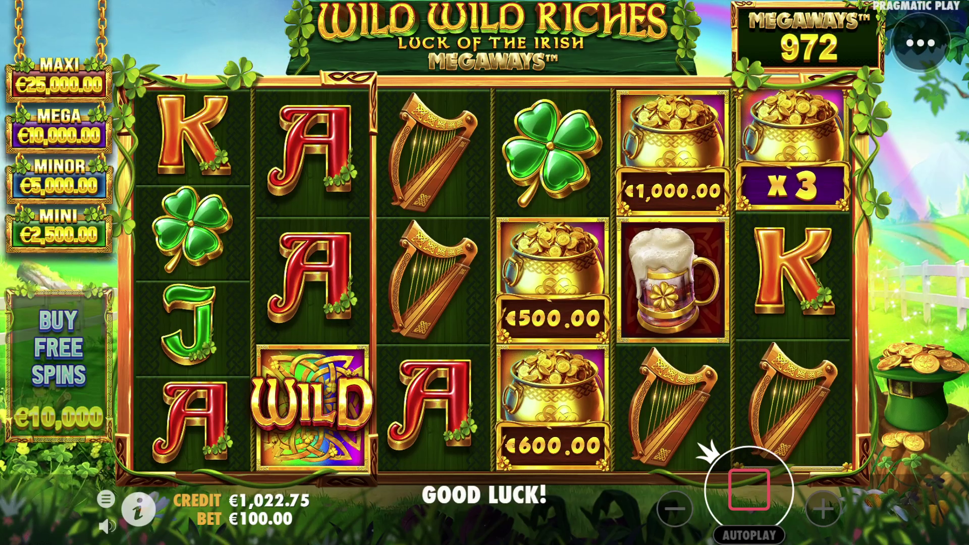 Wild Wild Riches Megaways - Base game 3