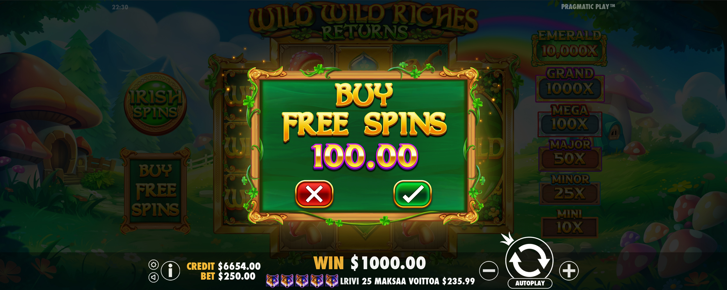 Wild Wild Riches Returns - Buy bonus 2
