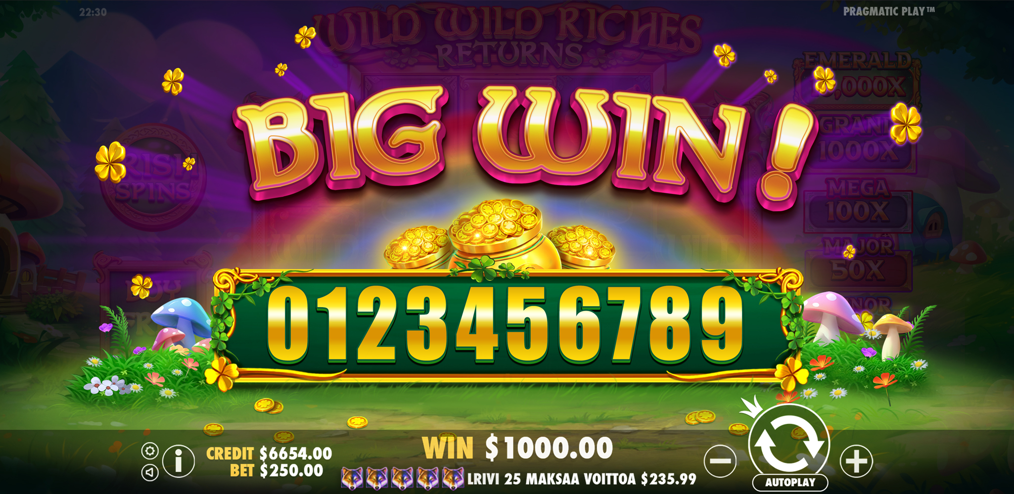 Wild Wild Riches Returns - Big win 2