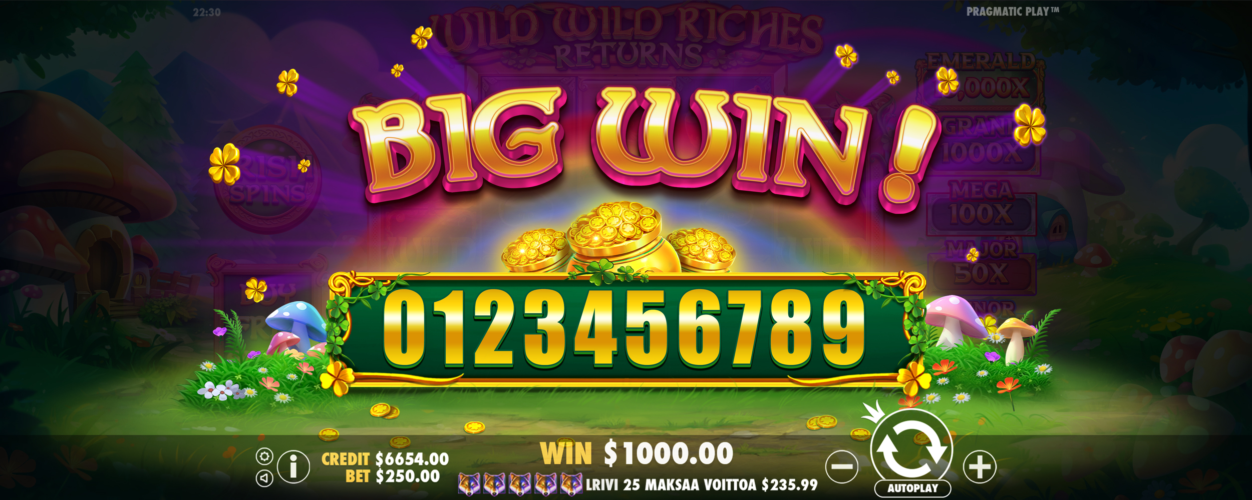 Wild Wild Riches Returns - Big win 3