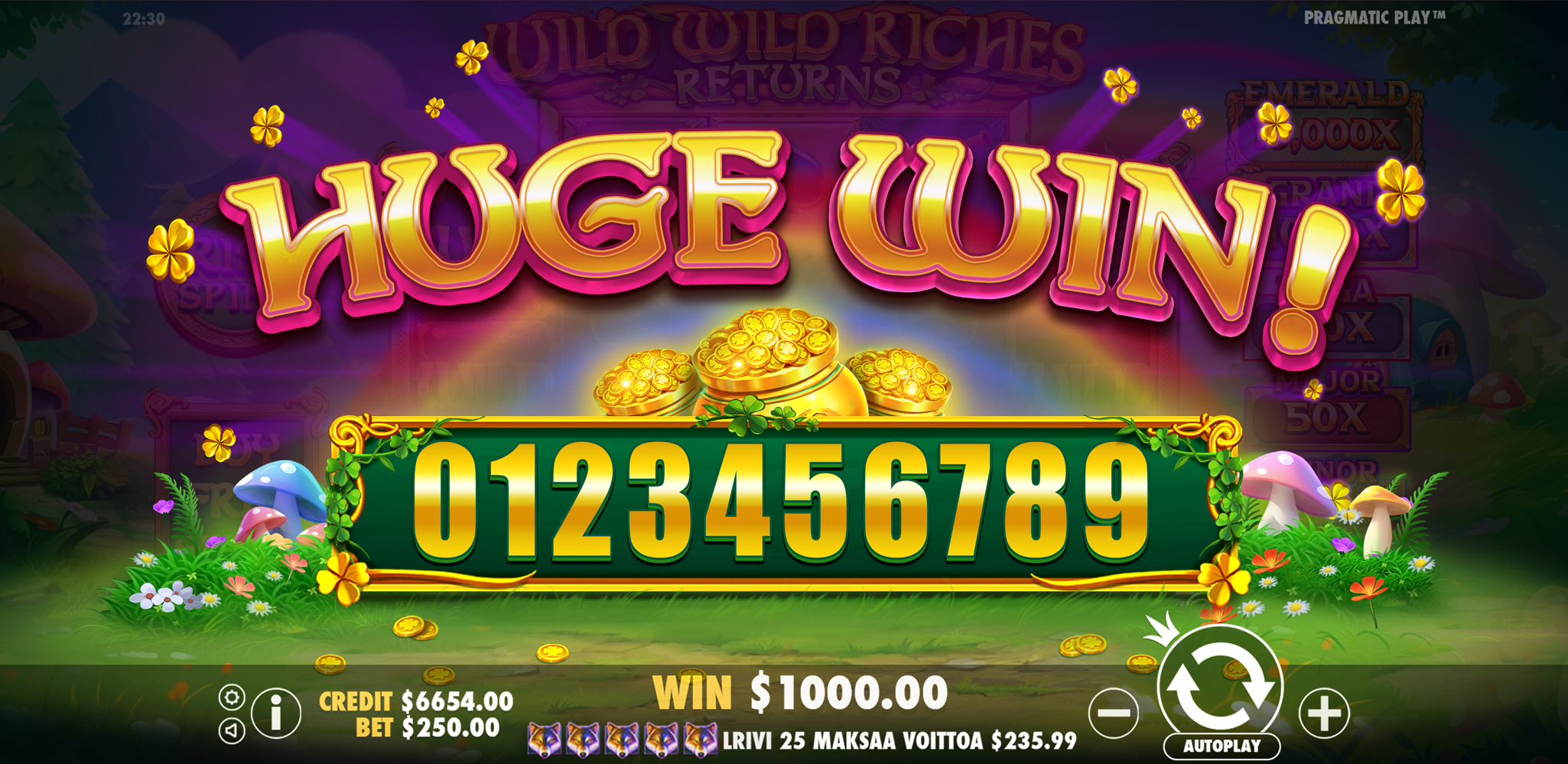 Wild Wild Riches Returns - Big win 4