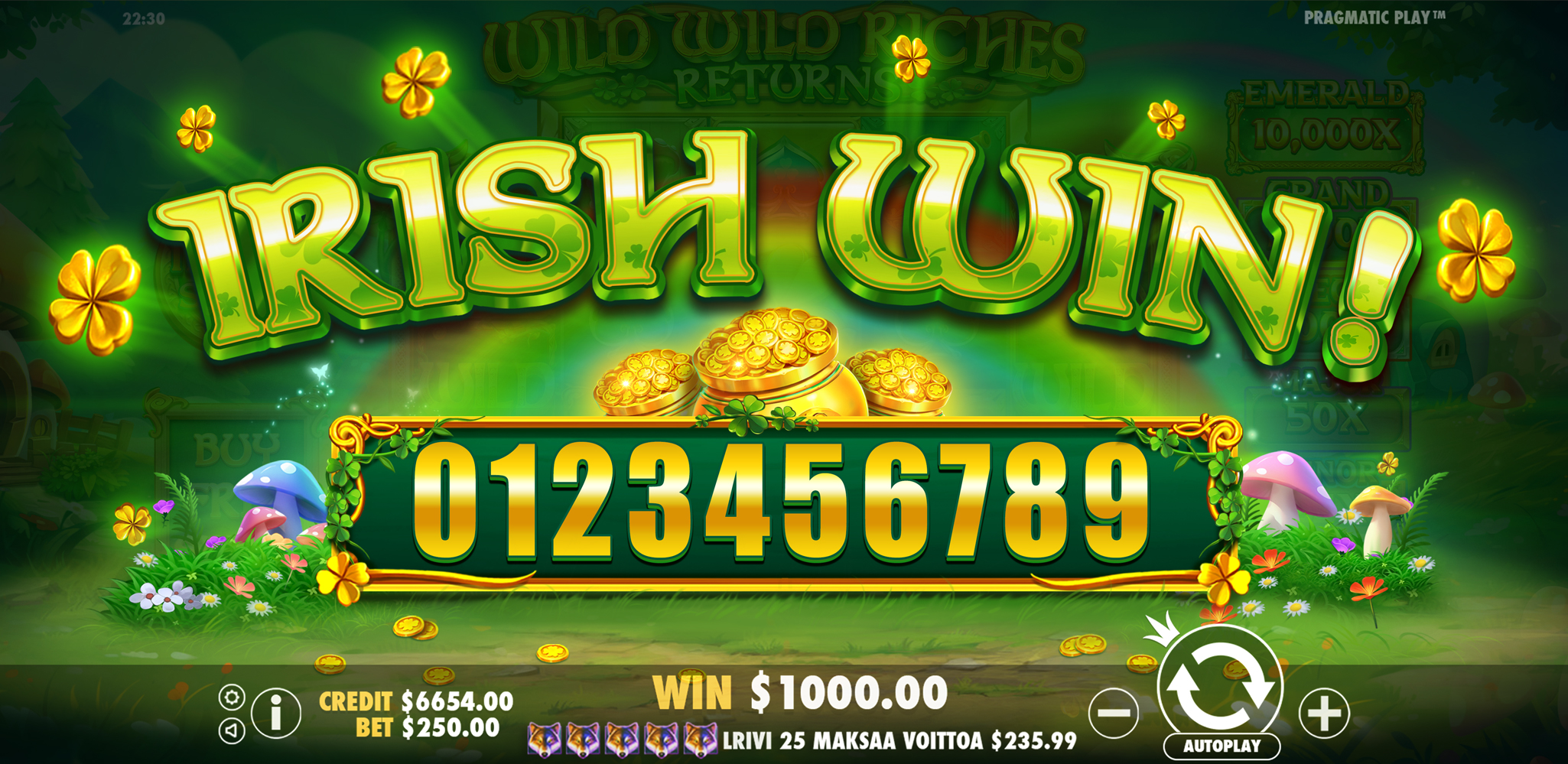 Wild Wild Riches Returns - Big win 6
