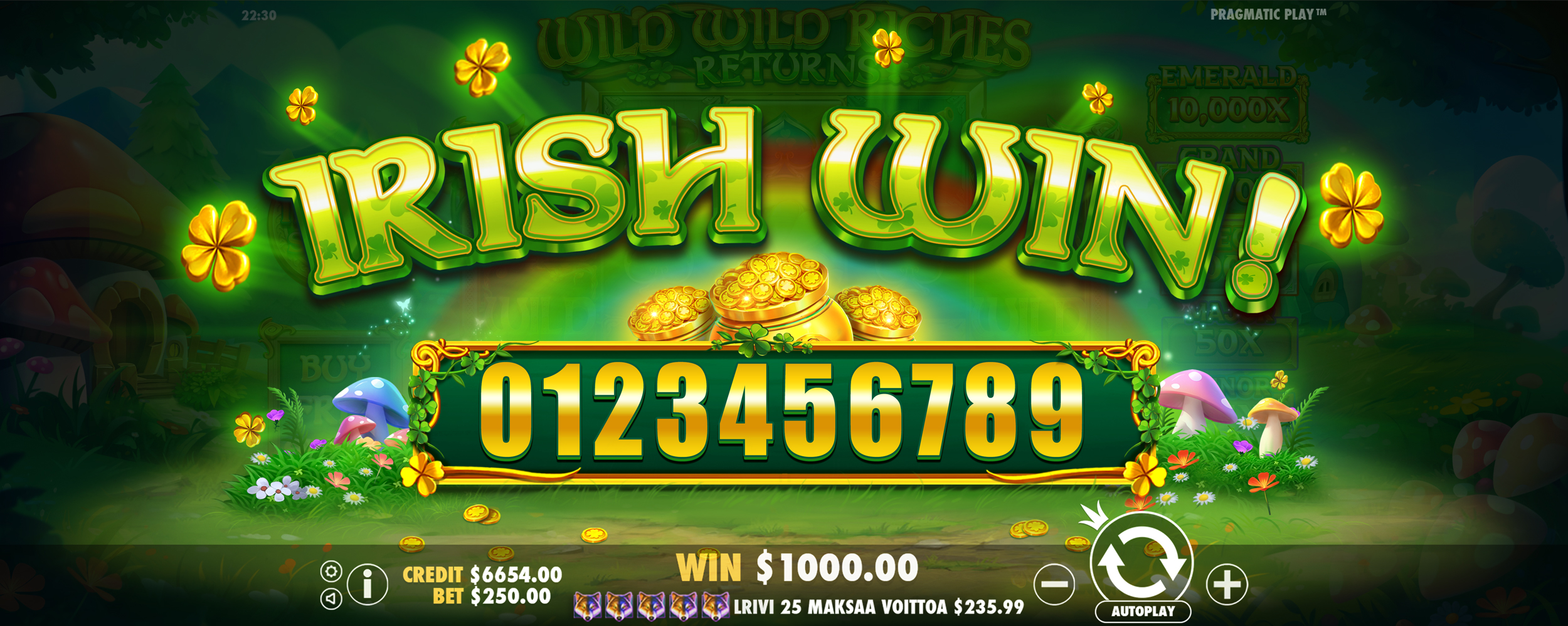 Wild Wild Riches Returns - Big win 7
