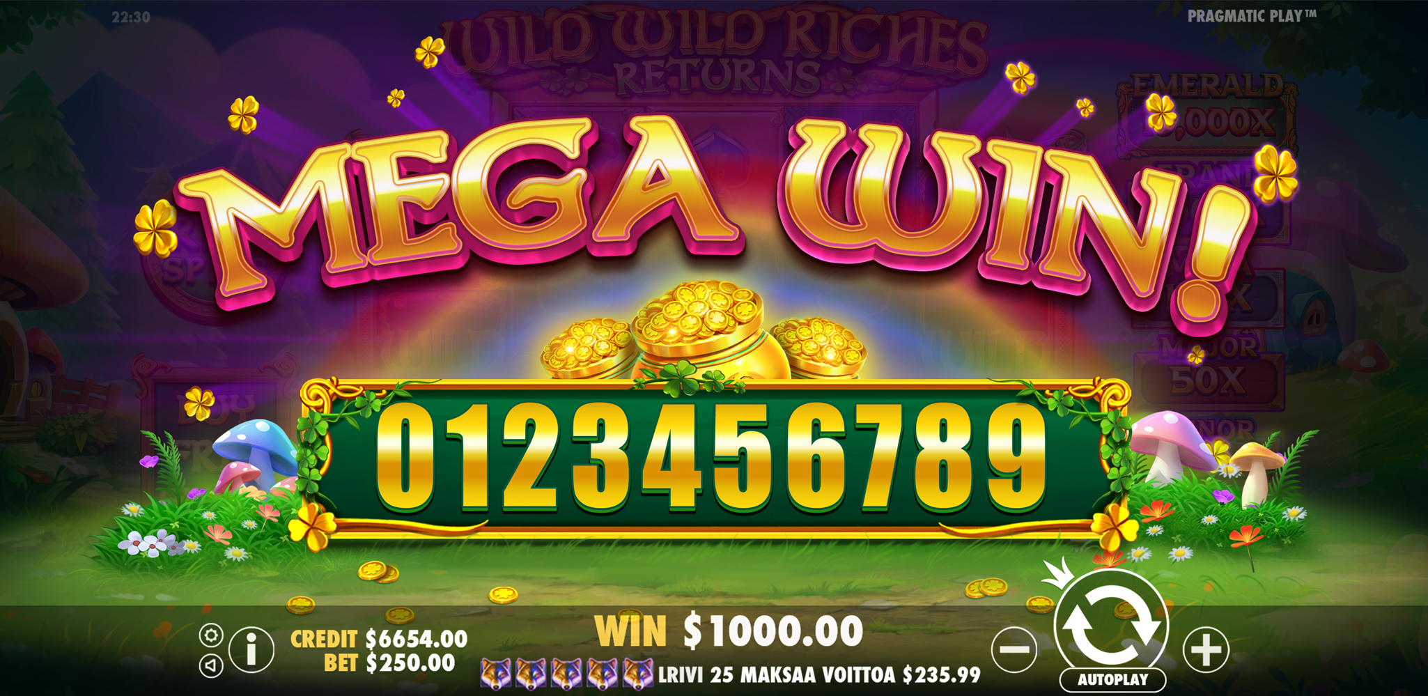Wild Wild Riches Returns - Big win 8