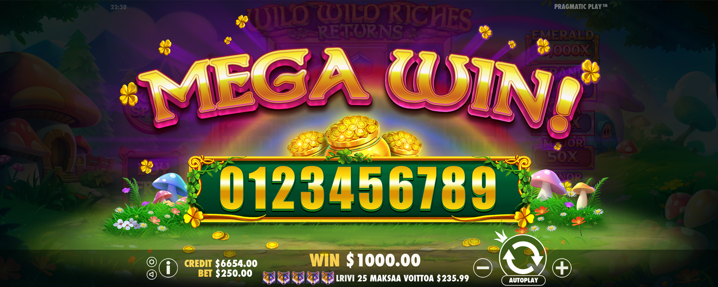 Wild Wild Riches Returns - Big win 9