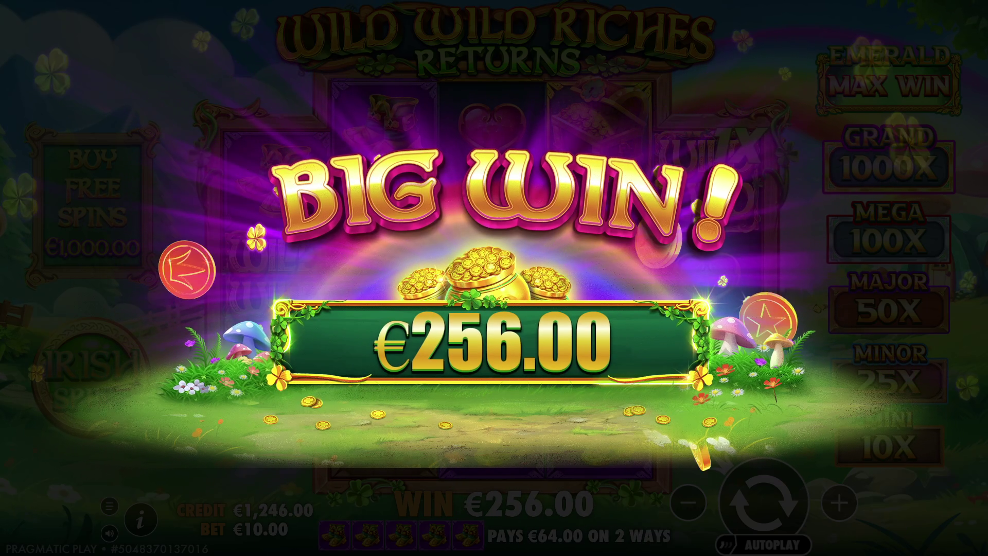 Wild Wild Riches Returns - Big win 1