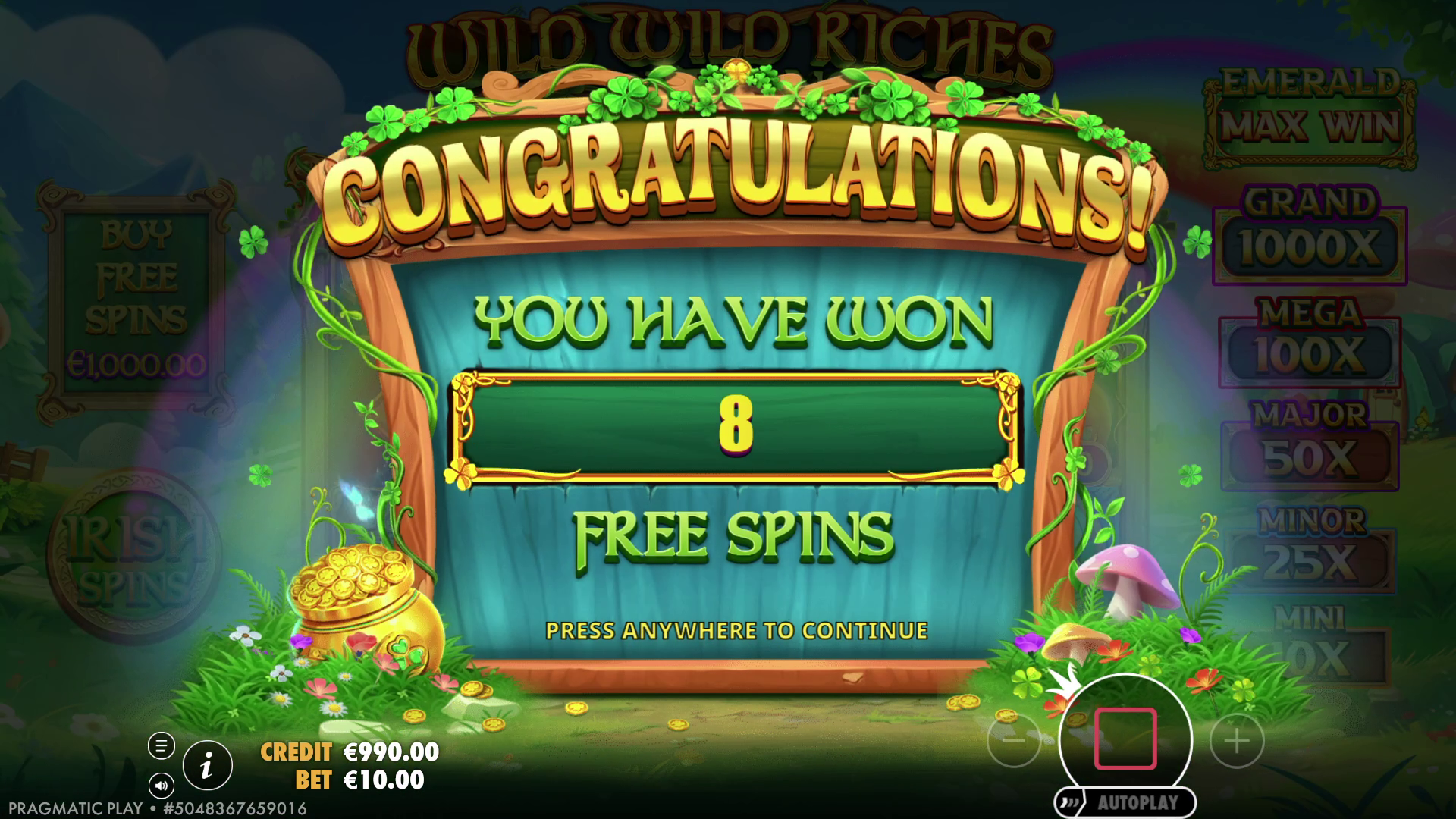 Wild Wild Riches Returns - Free spins 3