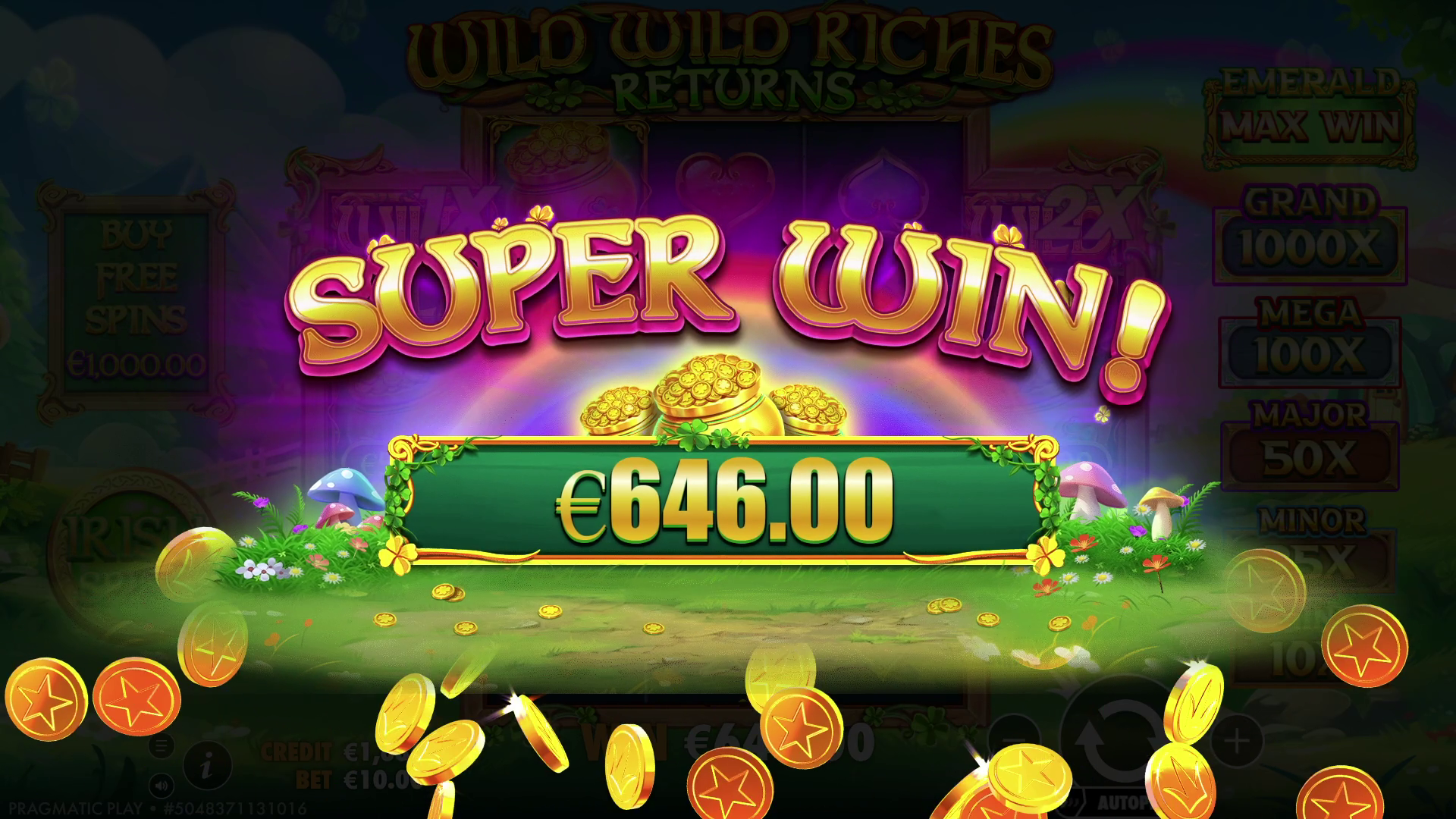Wild Wild Riches Returns - Big win 15