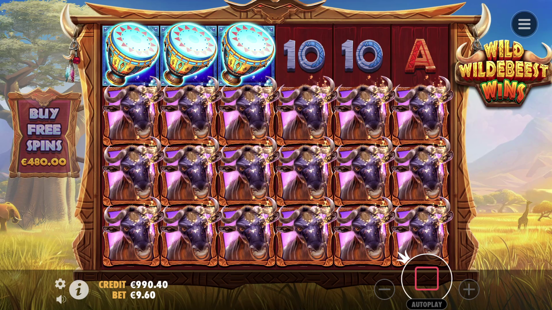 Wild Wildebeest Wins - Big win 6