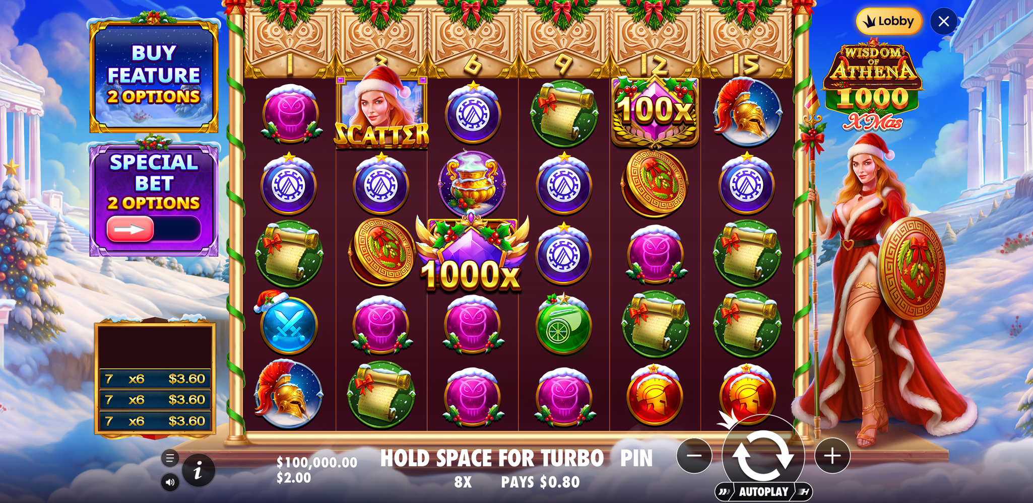 Wisdom of Athena 1000 Xmas - Base game 3