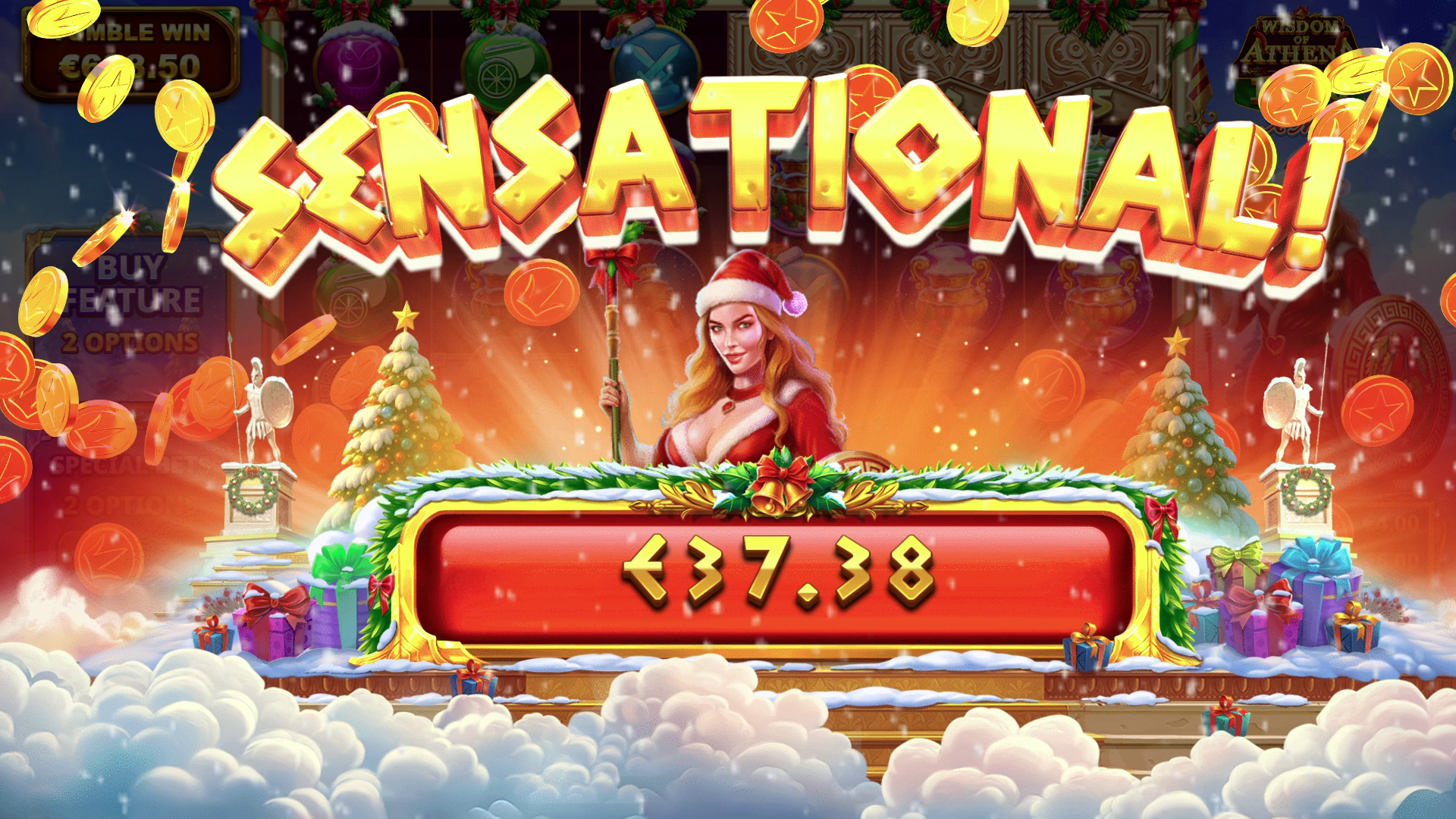 Wisdom of Athena 1000 Xmas - Big win 10