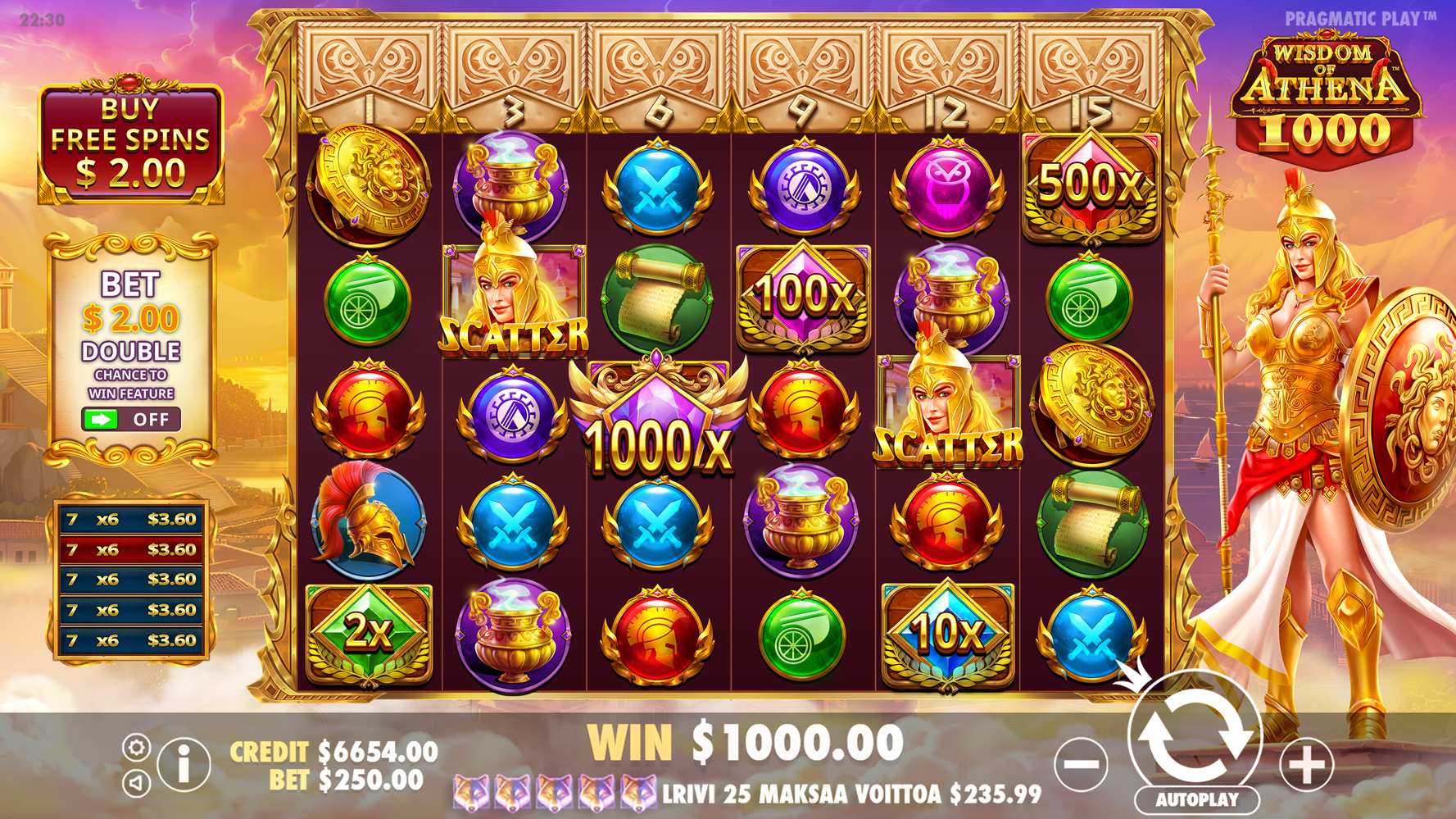 Wisdom of Athena 1000 - Base game 4