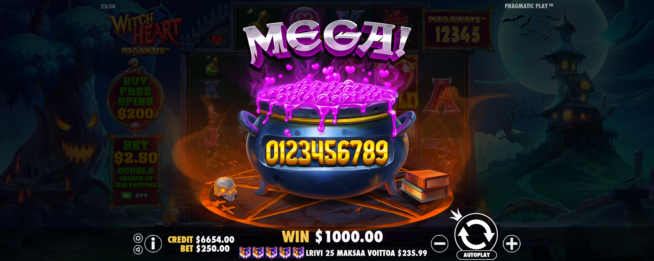 Witch Heart Megaways - Big win 3