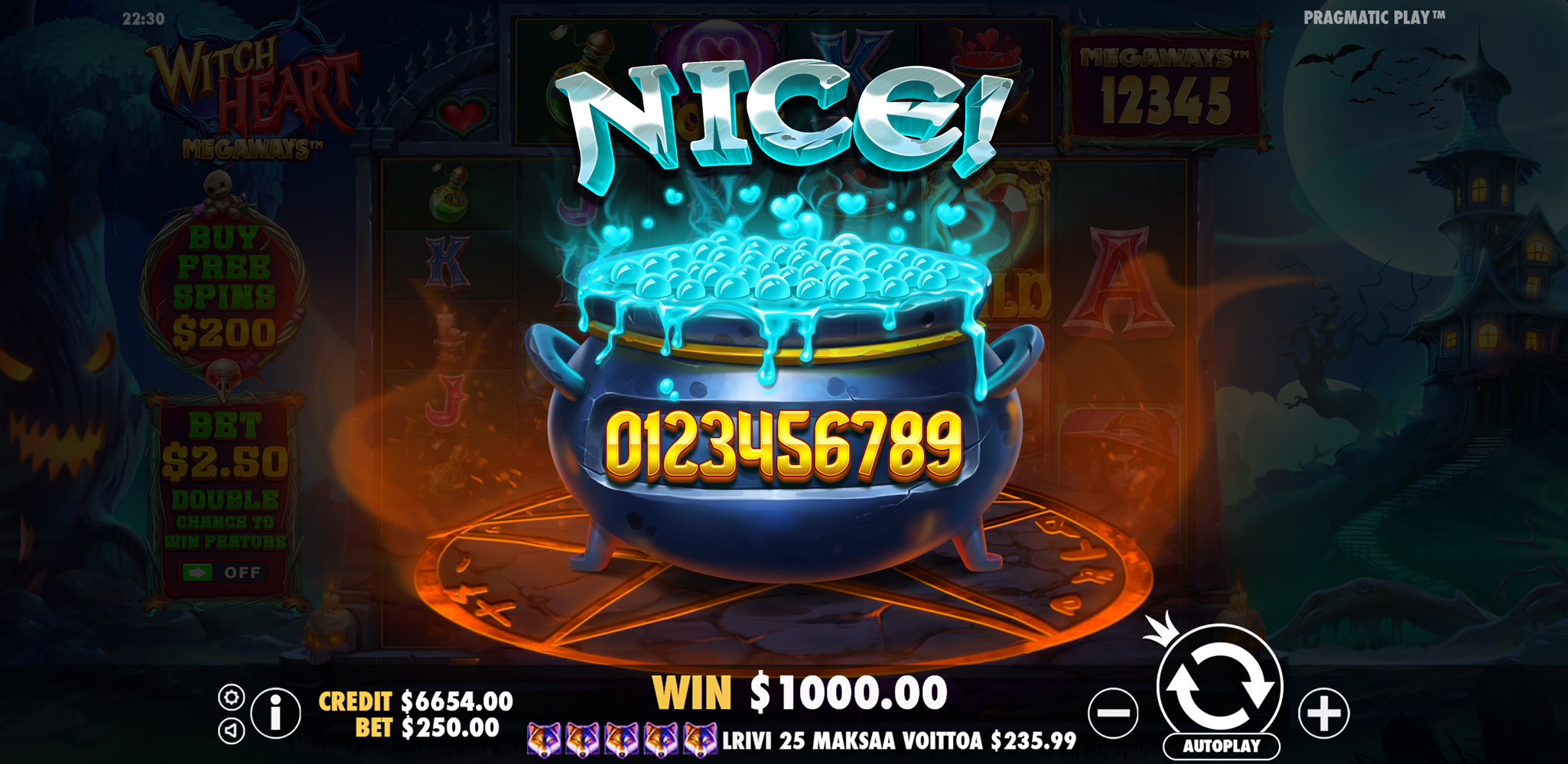 Witch Heart Megaways - Big win 4