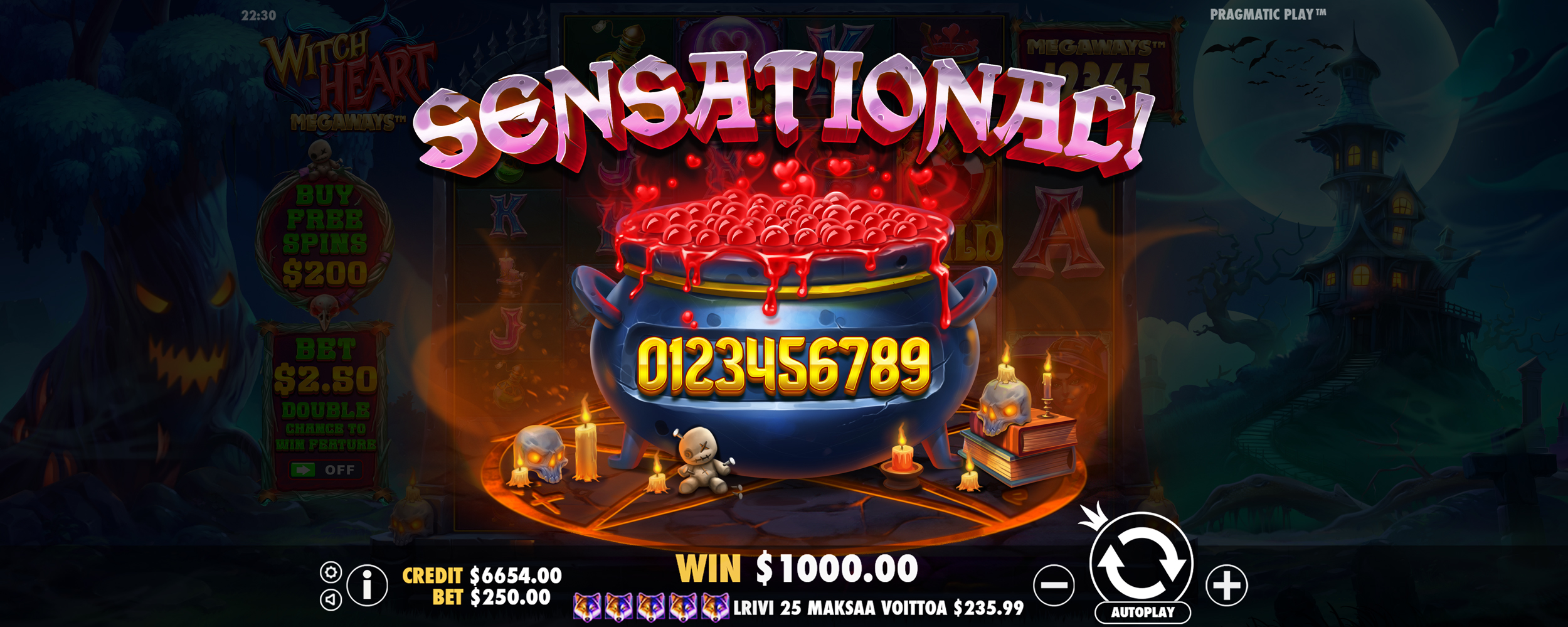 Witch Heart Megaways - Big win 7