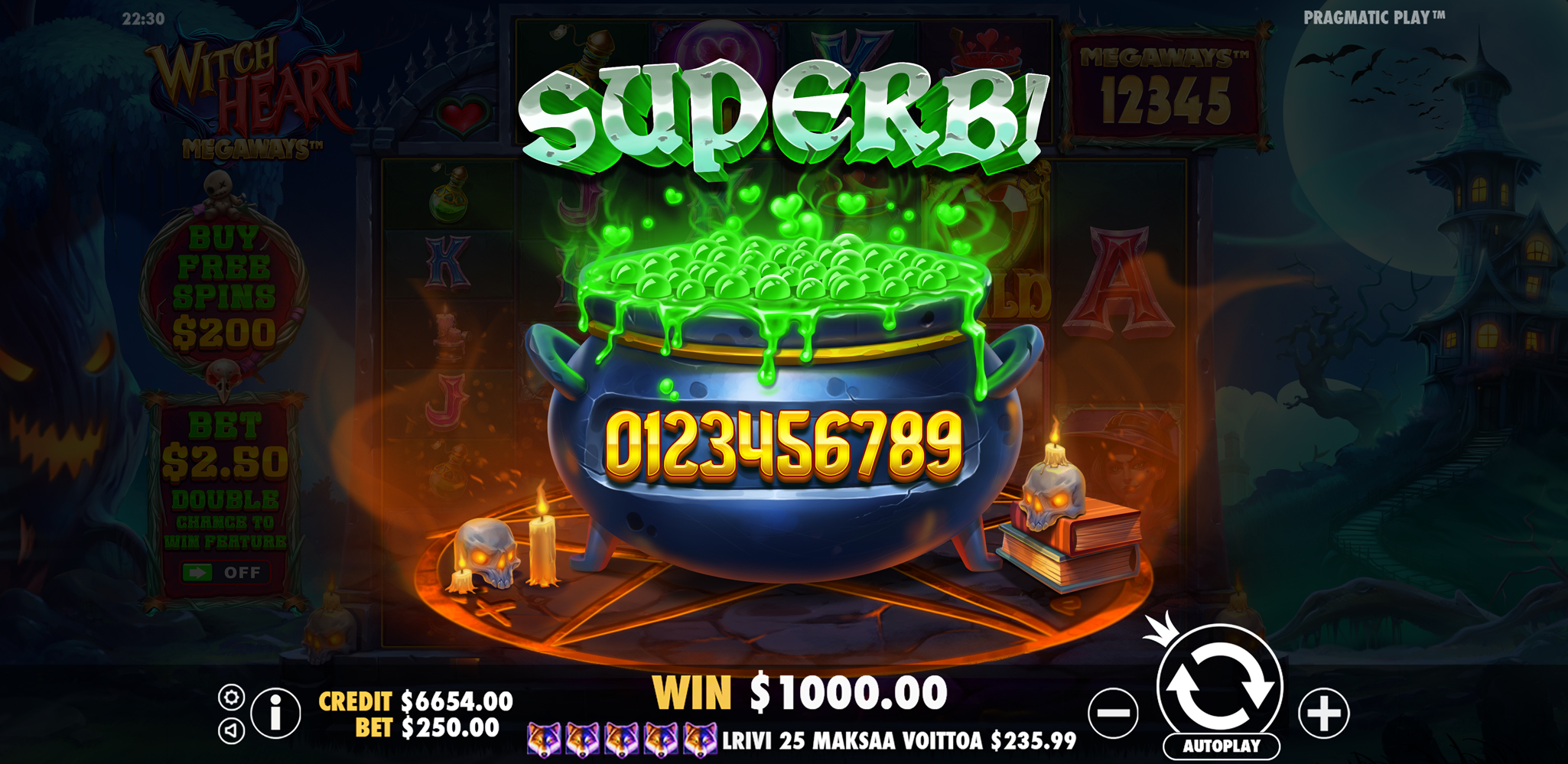 Witch Heart Megaways - Big win 8