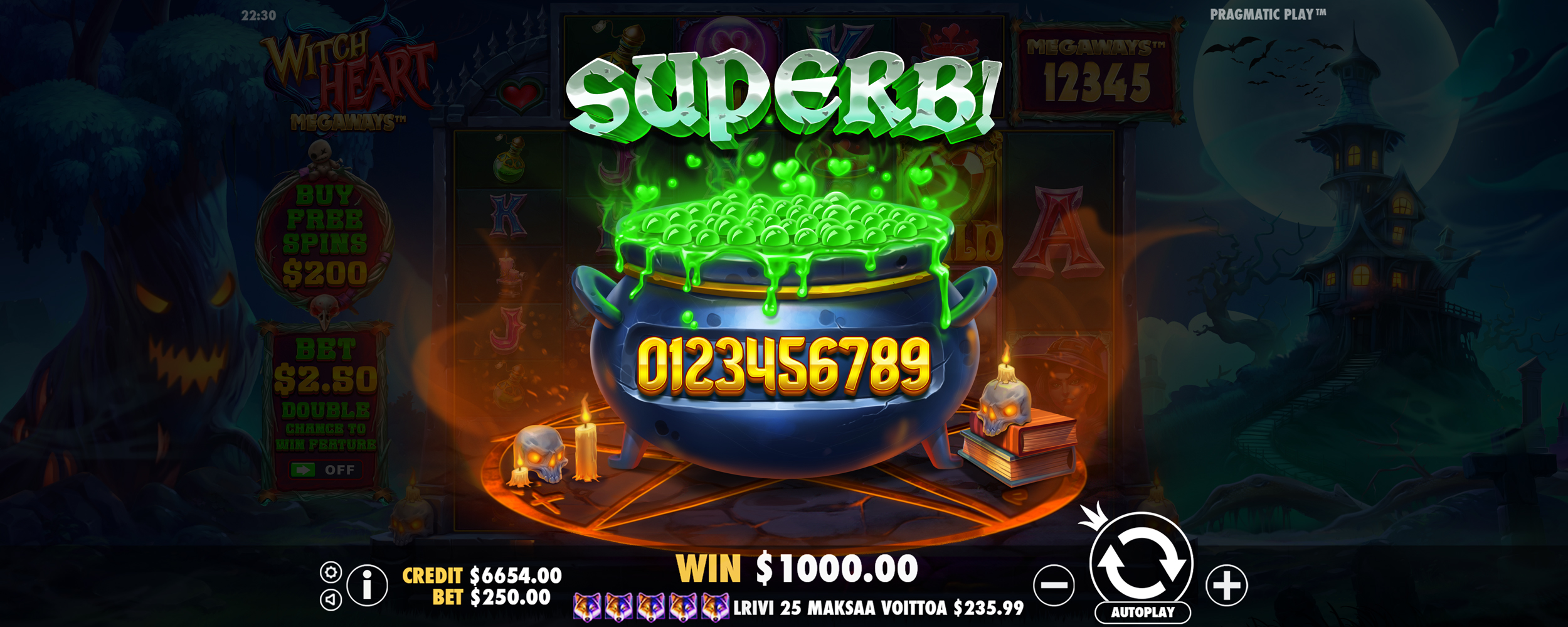 Witch Heart Megaways - Big win 9