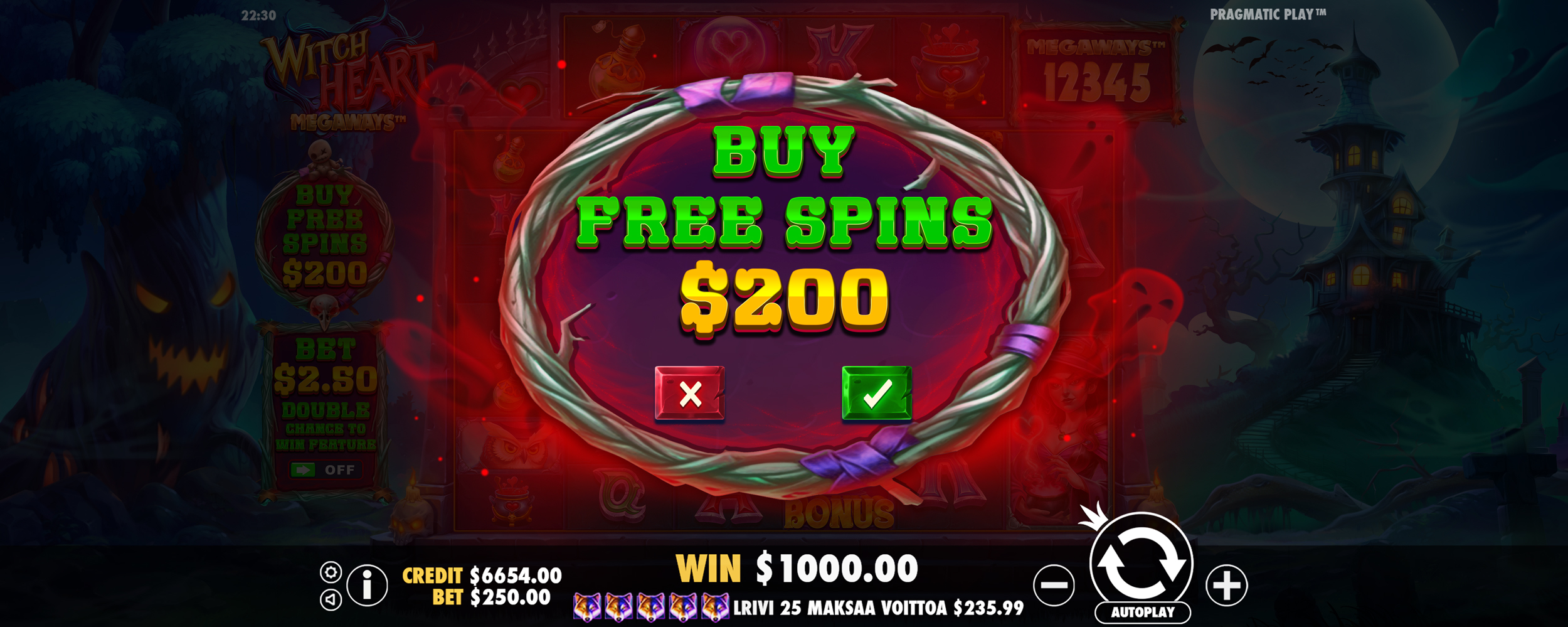Witch Heart Megaways - Free spins 2