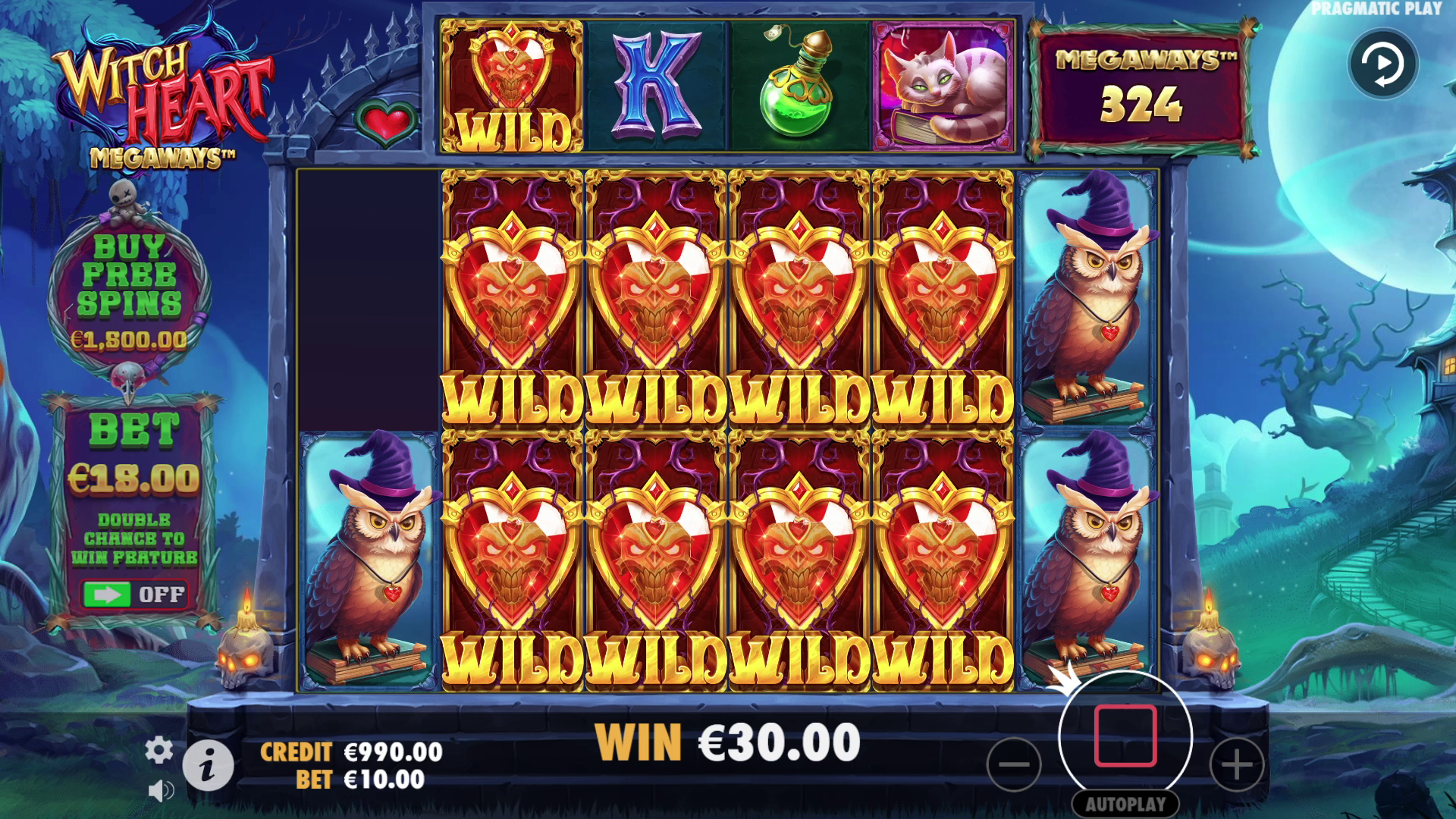 Witch Heart Megaways - Free spins 6