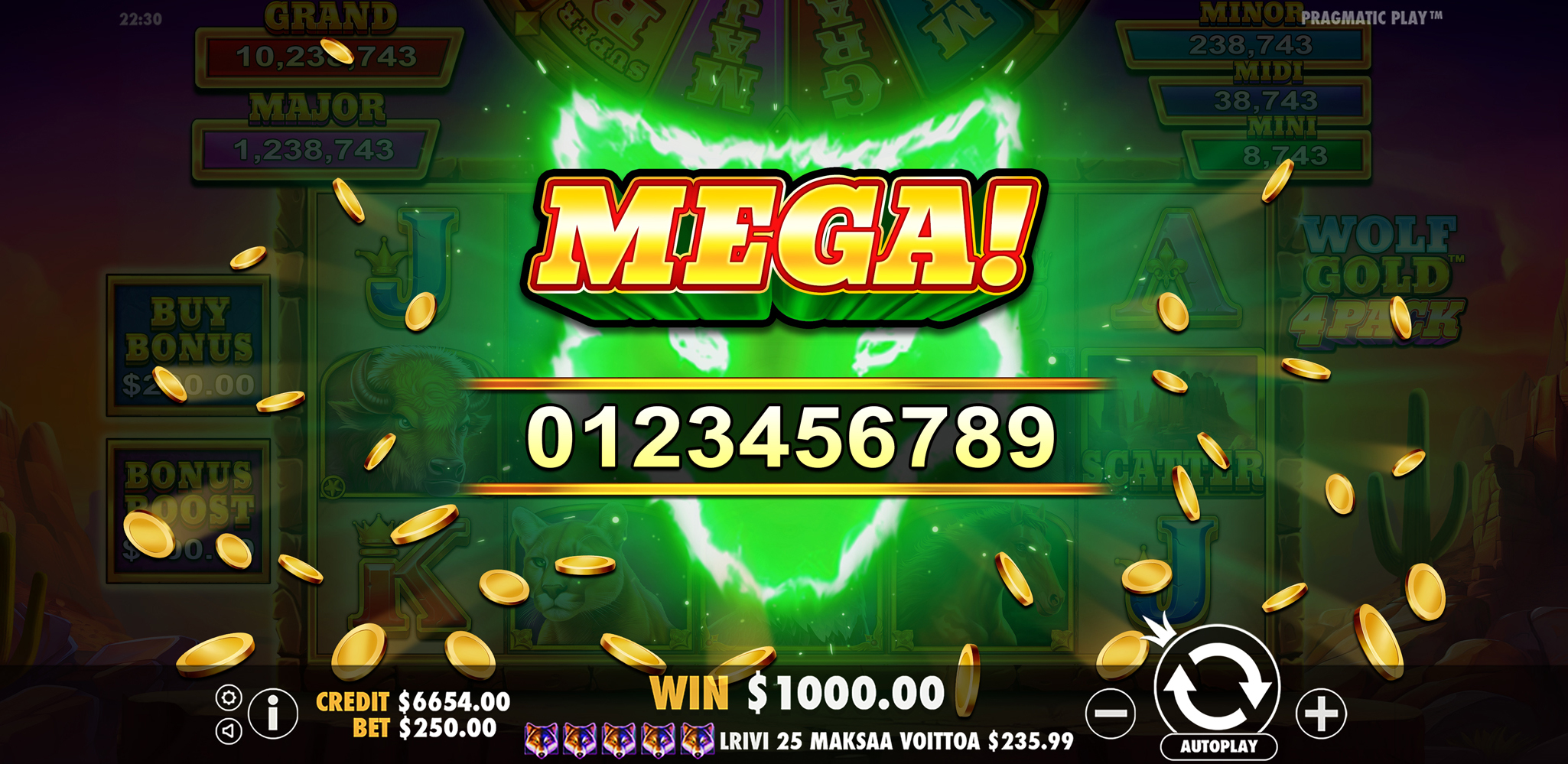 Wolf Gold 4 Pack - Big win 1