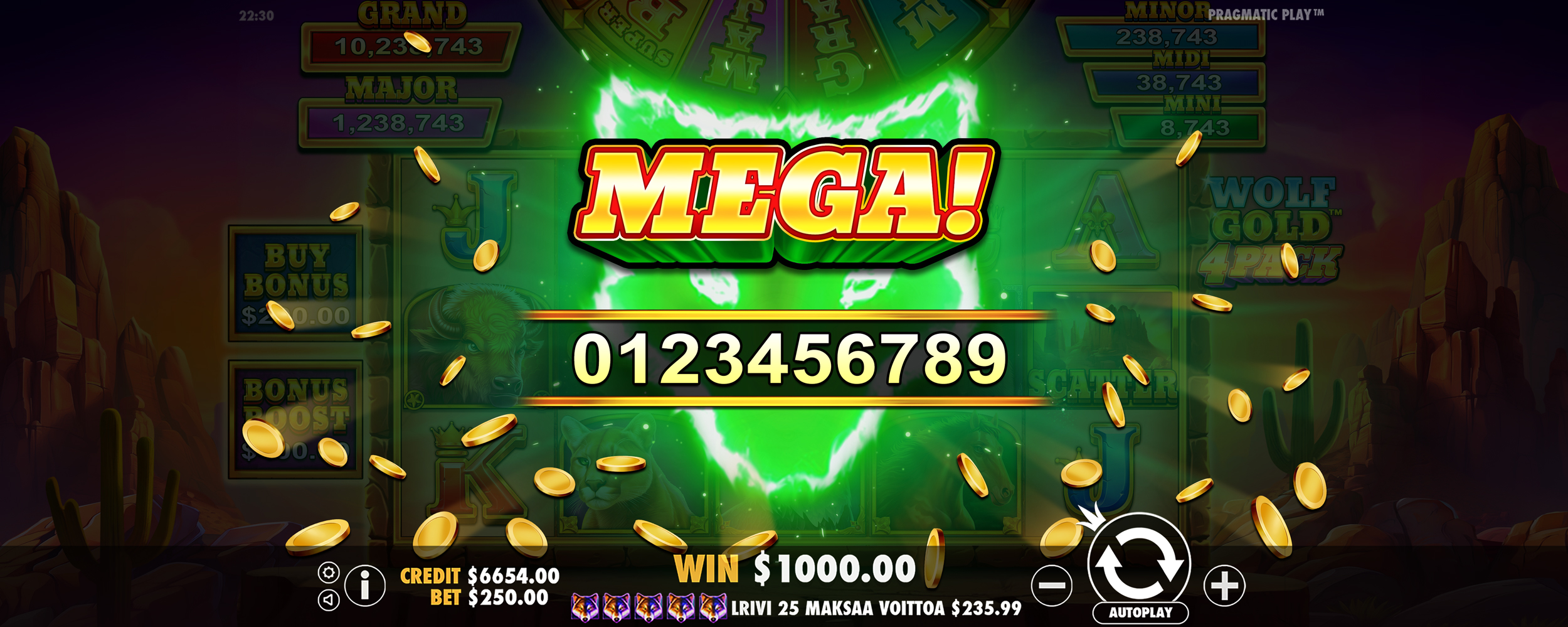 Wolf Gold 4 Pack - Big win 2