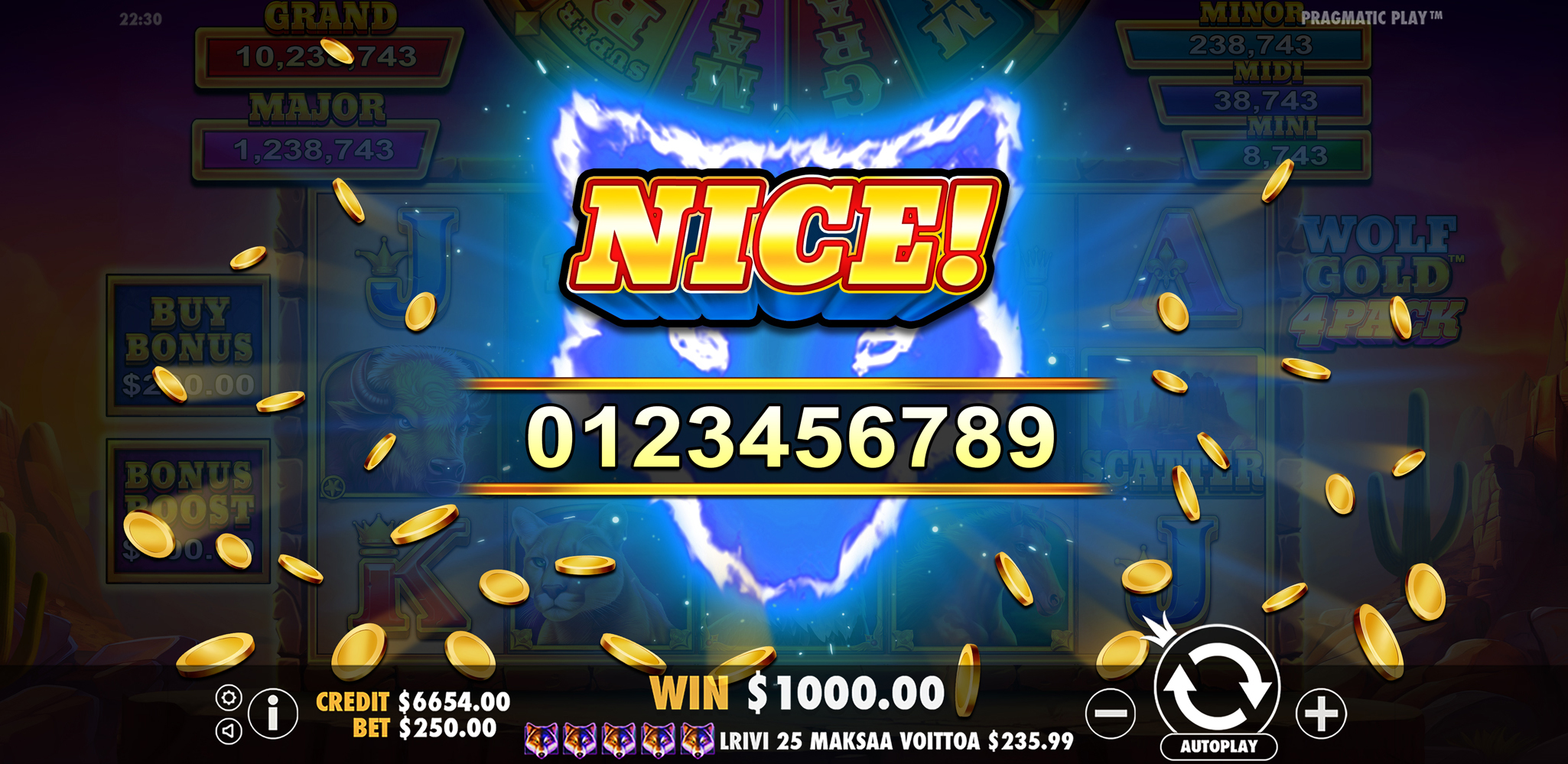 Wolf Gold 4 Pack - Big win 3