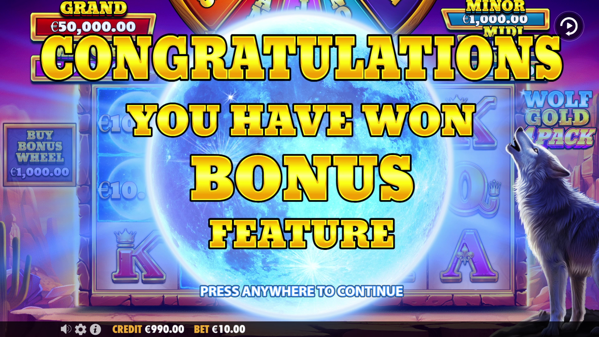 Wolf Gold 4 Pack - Free spins 1