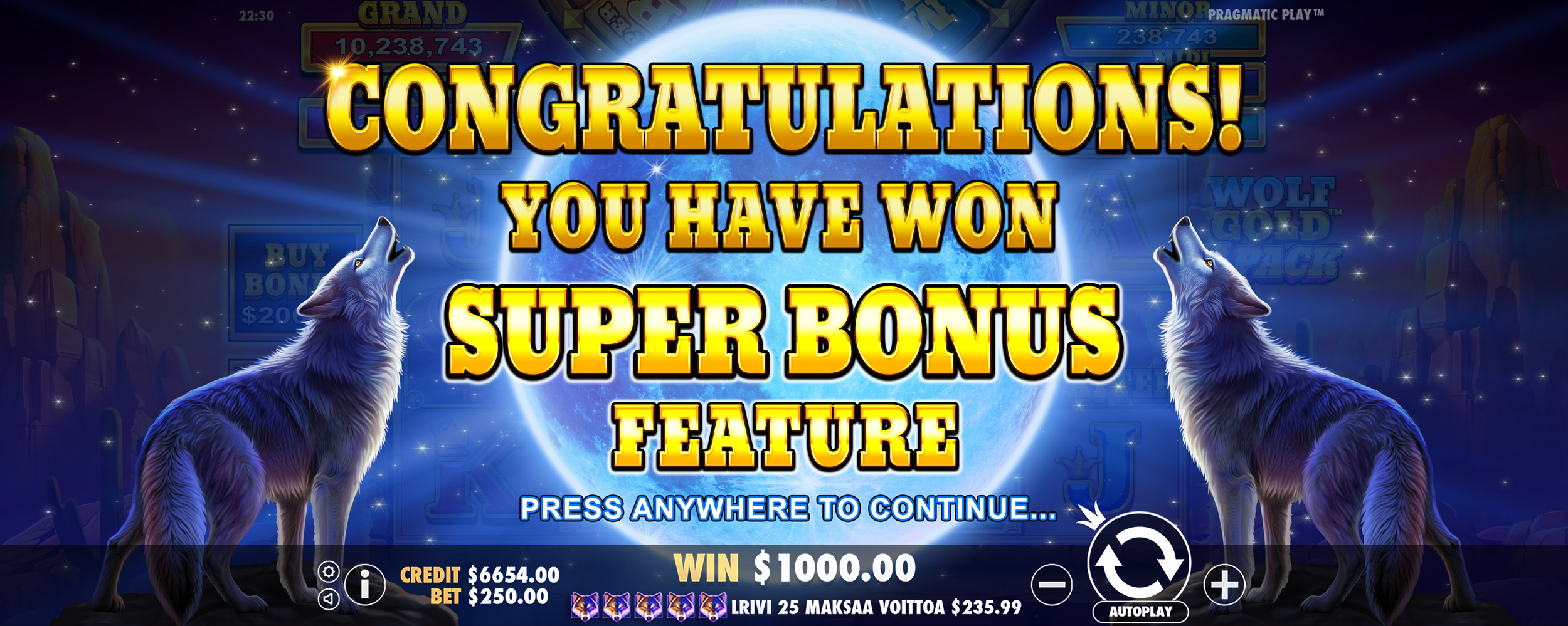Wolf Gold 4 Pack - Big win 11