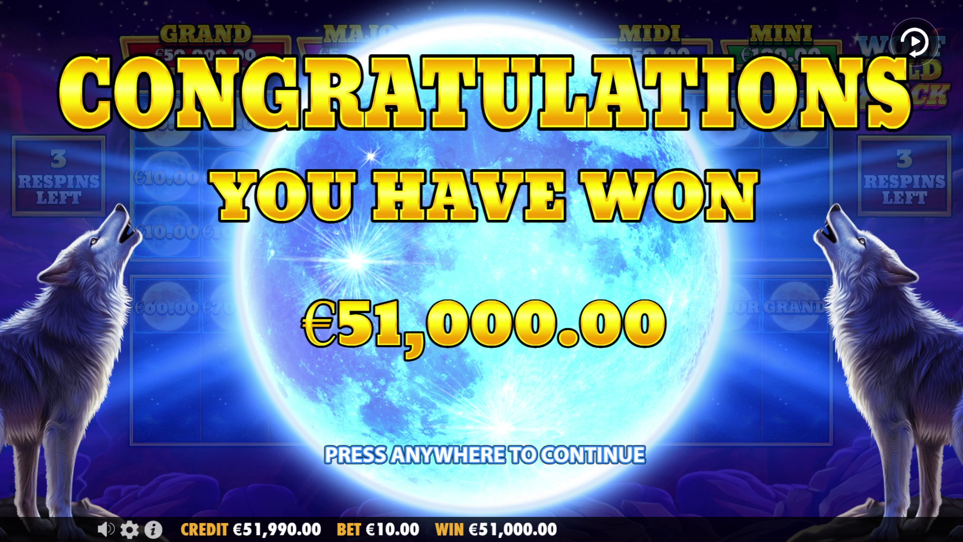 Wolf Gold 4 Pack - Free spins 2
