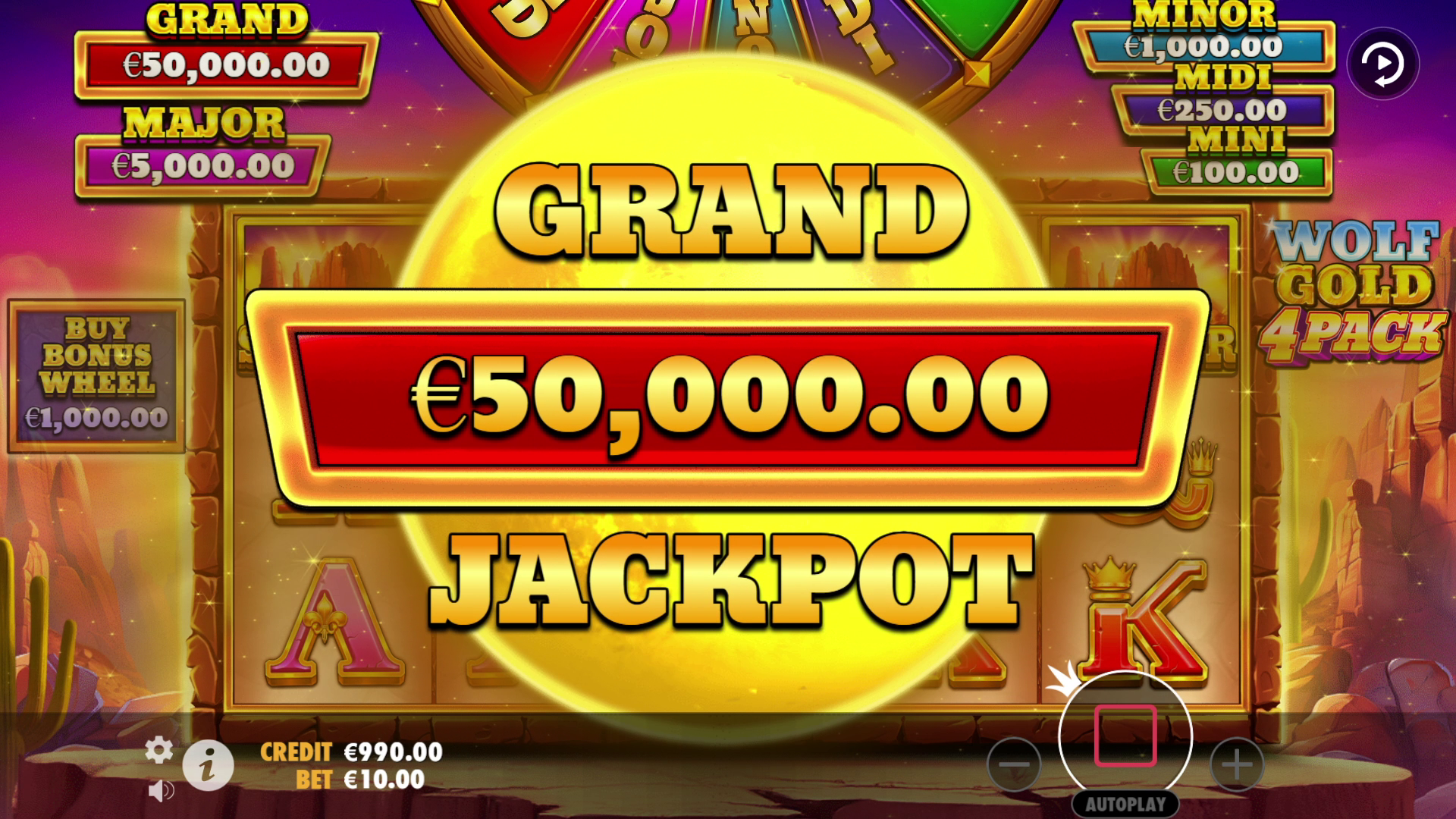 Wolf Gold 4 Pack - Big win 13
