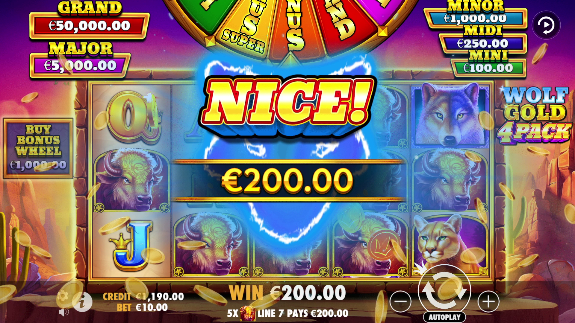 Wolf Gold 4 Pack - Big win 24