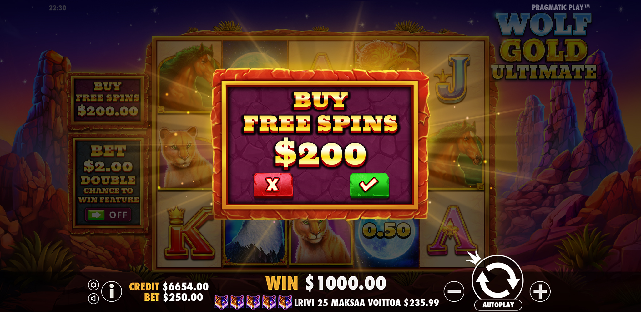 Wolf Gold Ultimate - Buy bonus 1