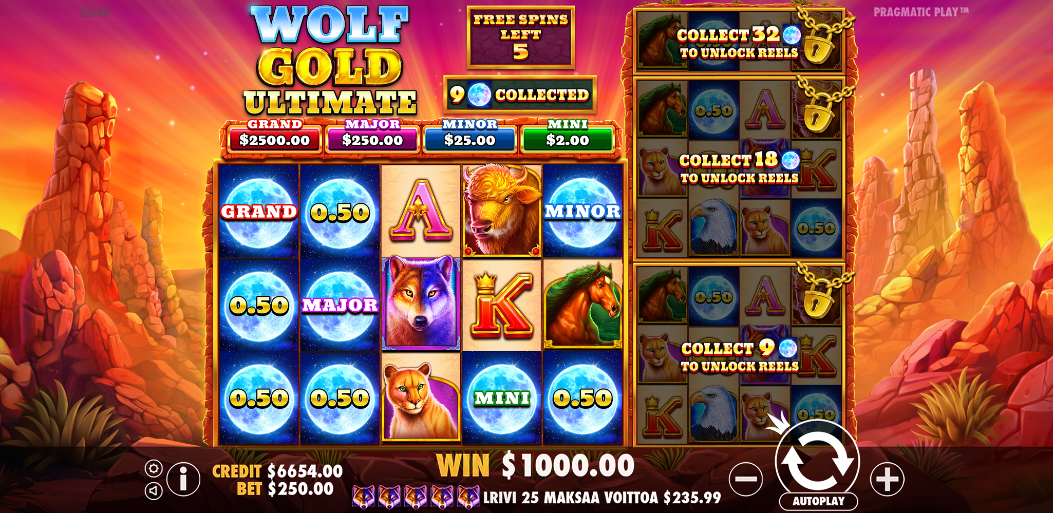 Wolf Gold Ultimate - Free spins 2