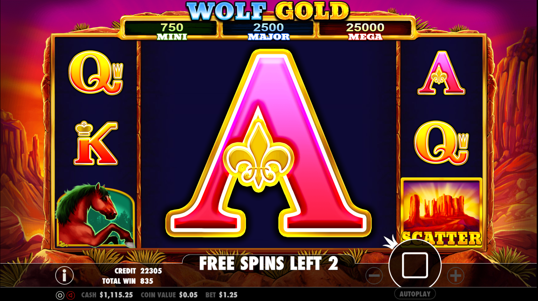 Wolf Gold - Free spins 2