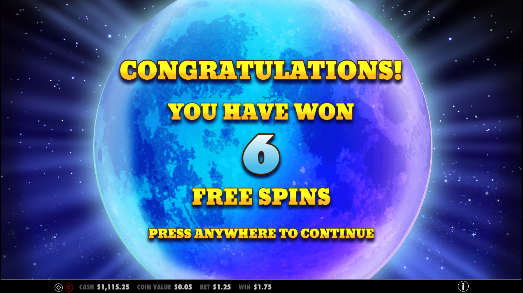 Wolf Gold - Free spins 3