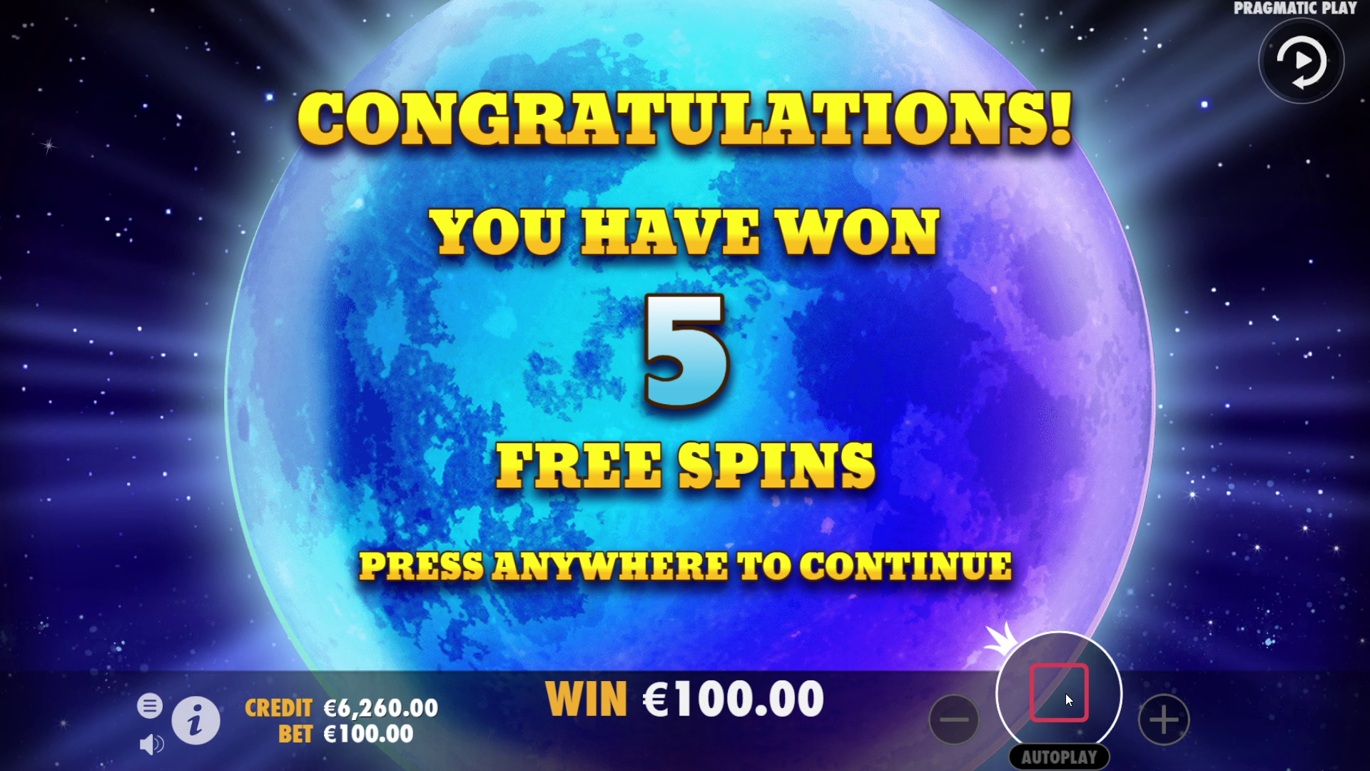 Wolf Gold - Free spins 4