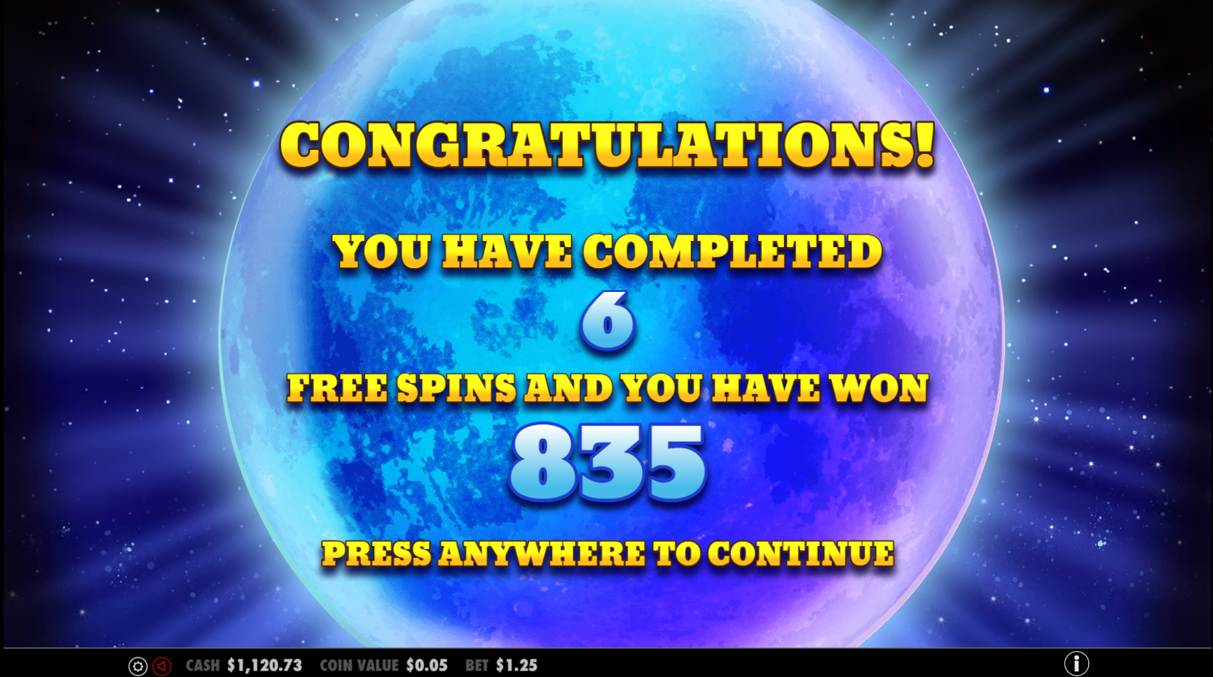 Wolf Gold - Free spins 6