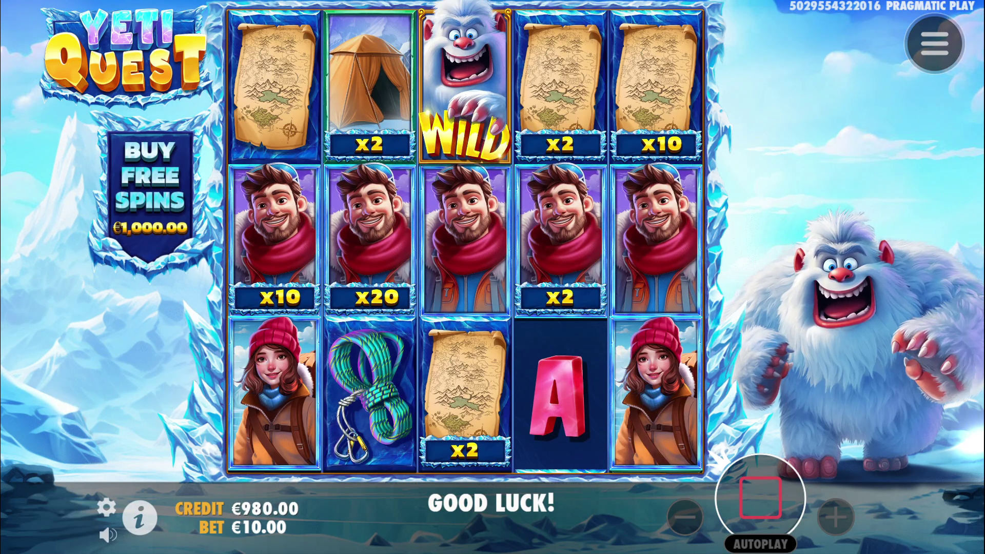 Yeti Quest - Free spins 2